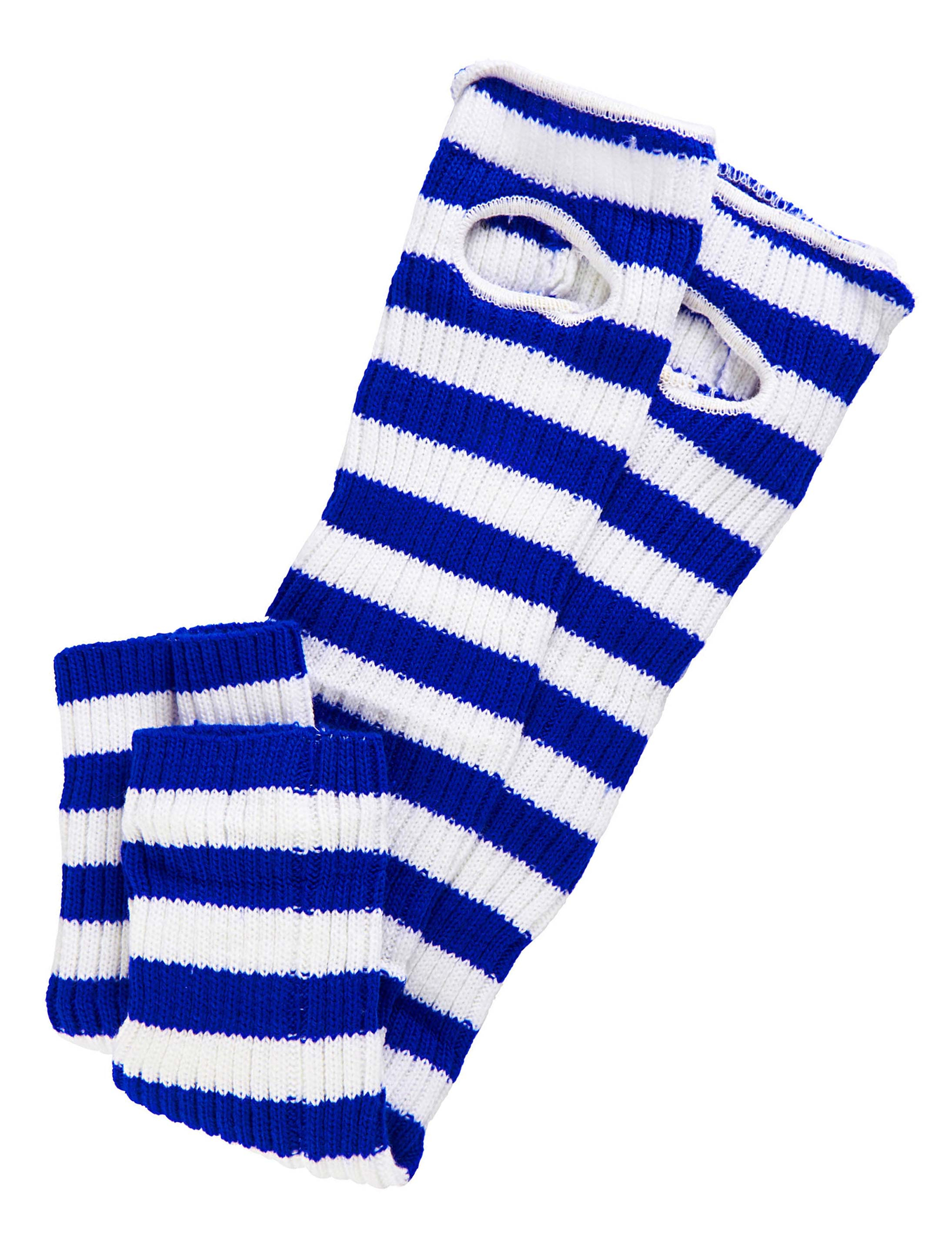 Ballettstulpen 60cm blau/weiß
