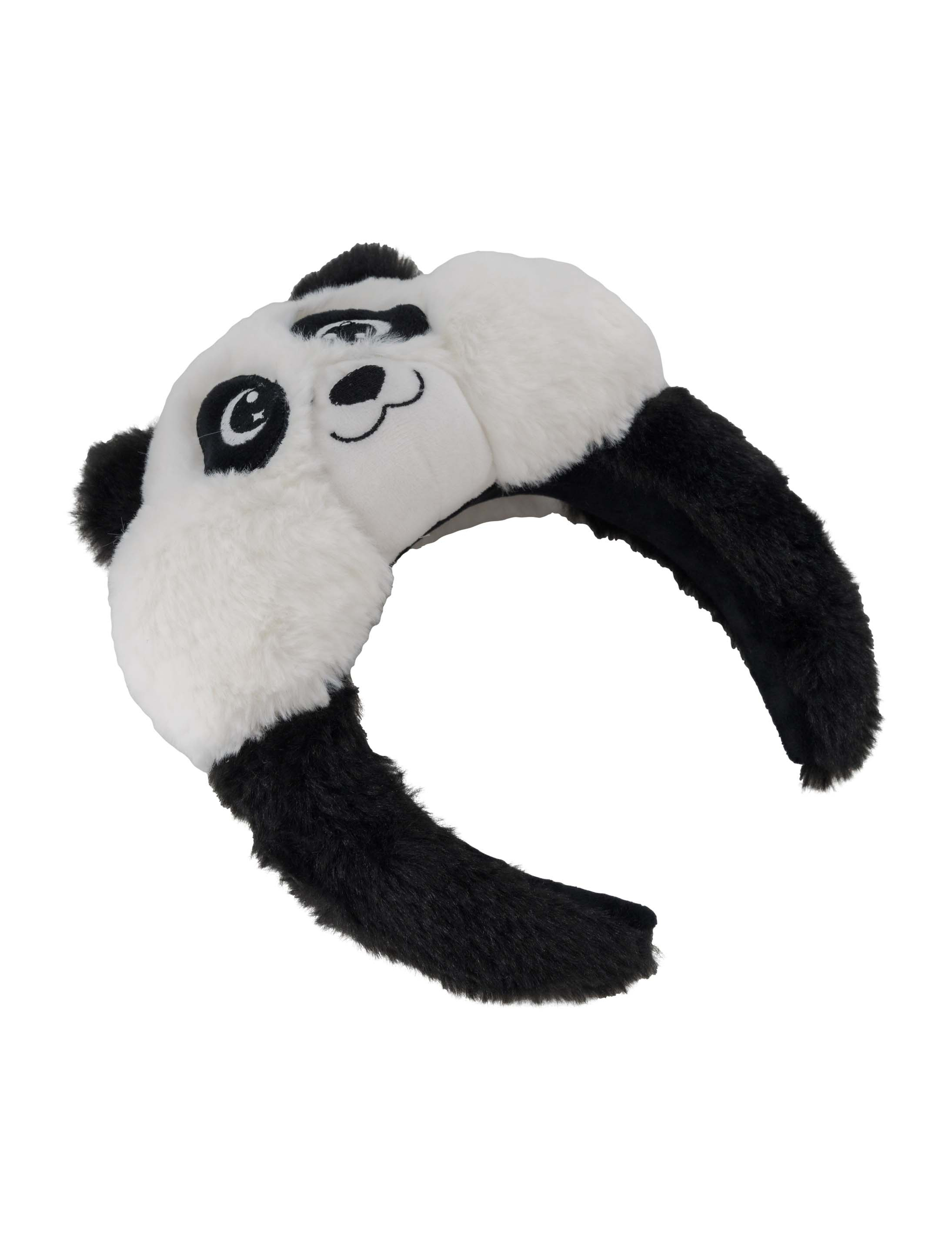 Haarreif Panda schwarz/weiß