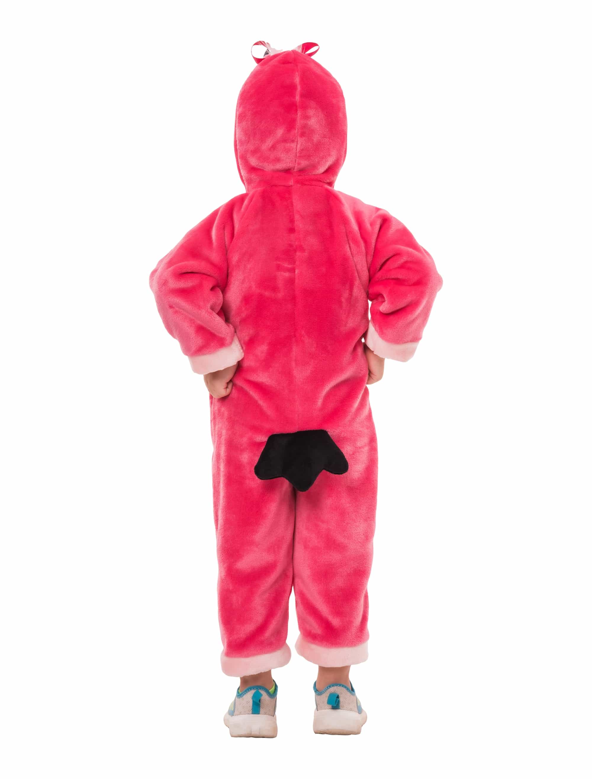 Overall Plüsch Flamingo Kinder pink 116/128