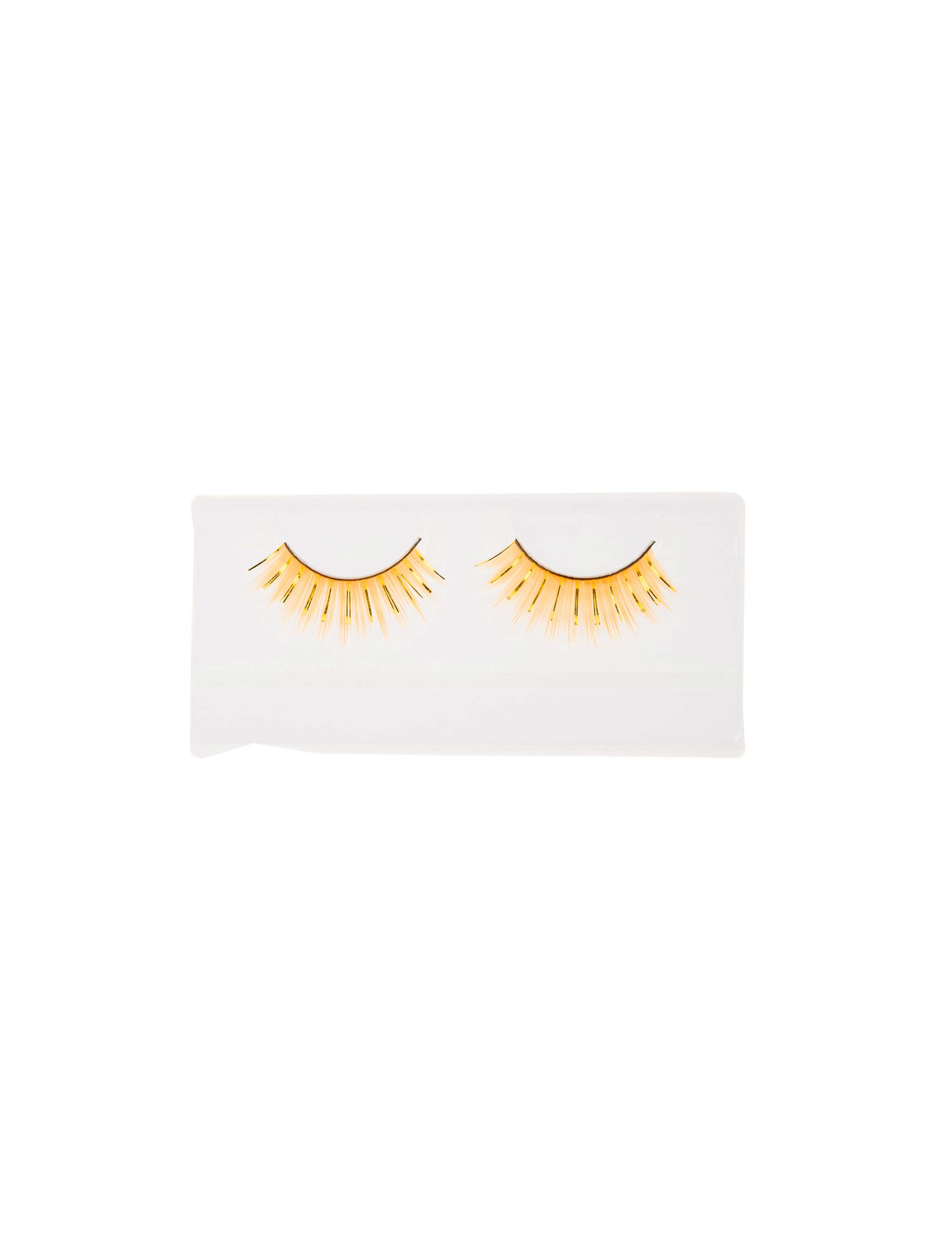 Wimpern gelb/gold