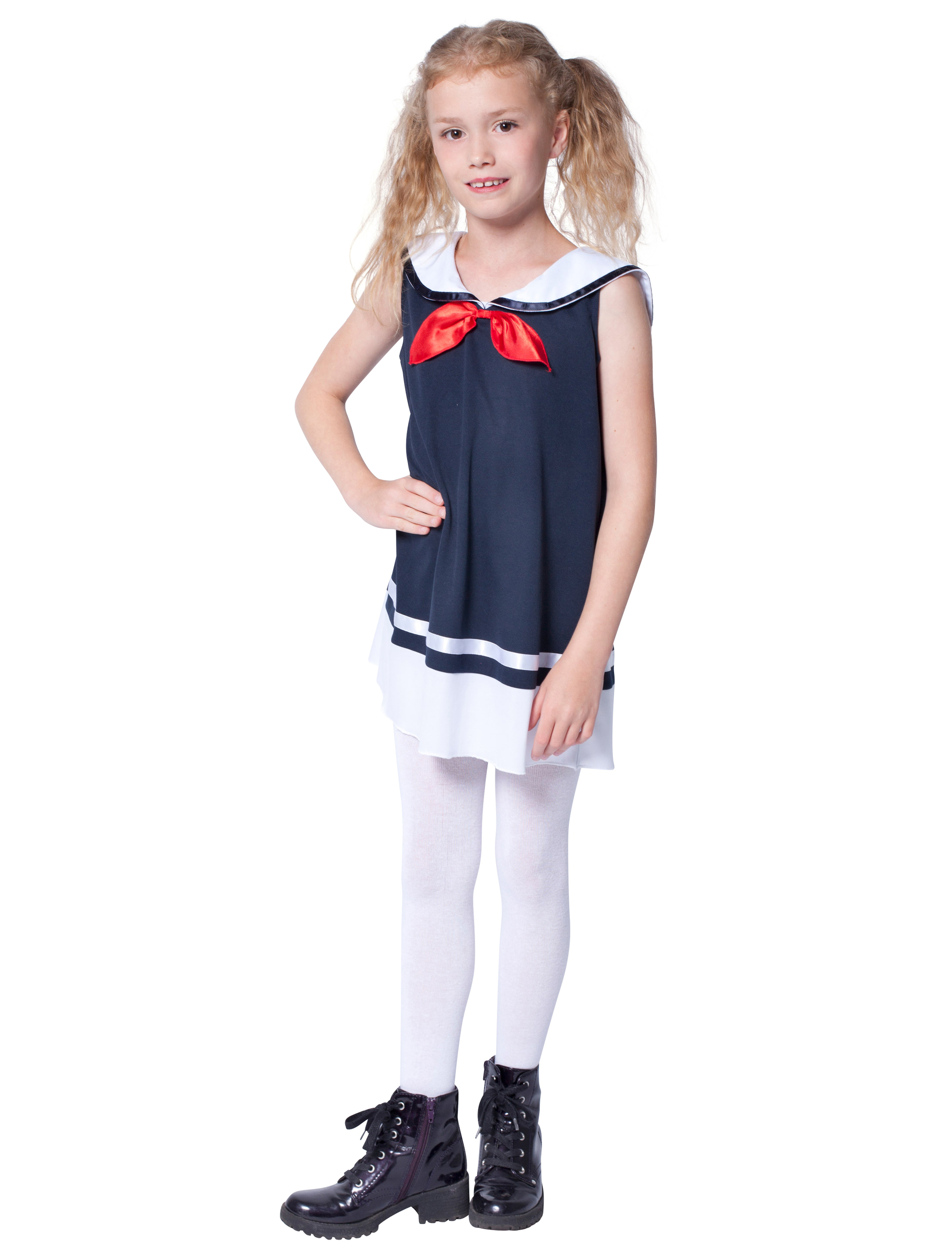 Kleidchen Matrosin Kinder Mädchen dunkelblau 80