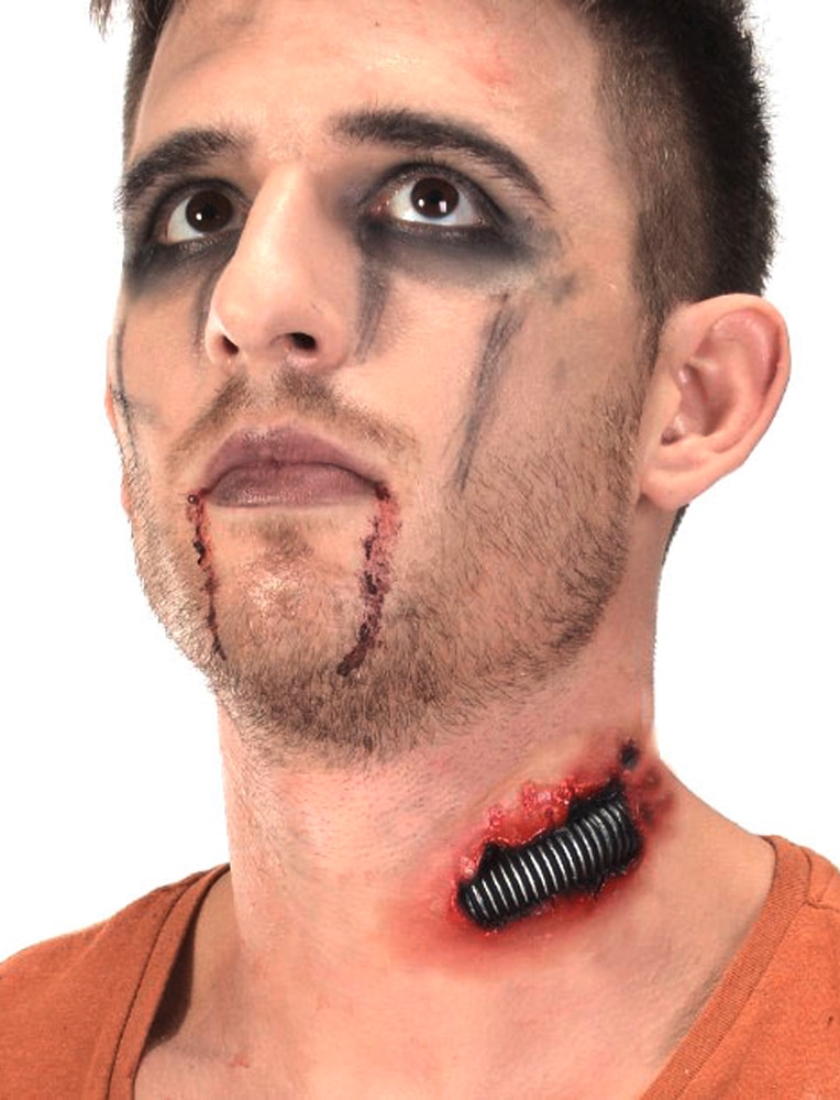 Latexwunde mit Schlauch