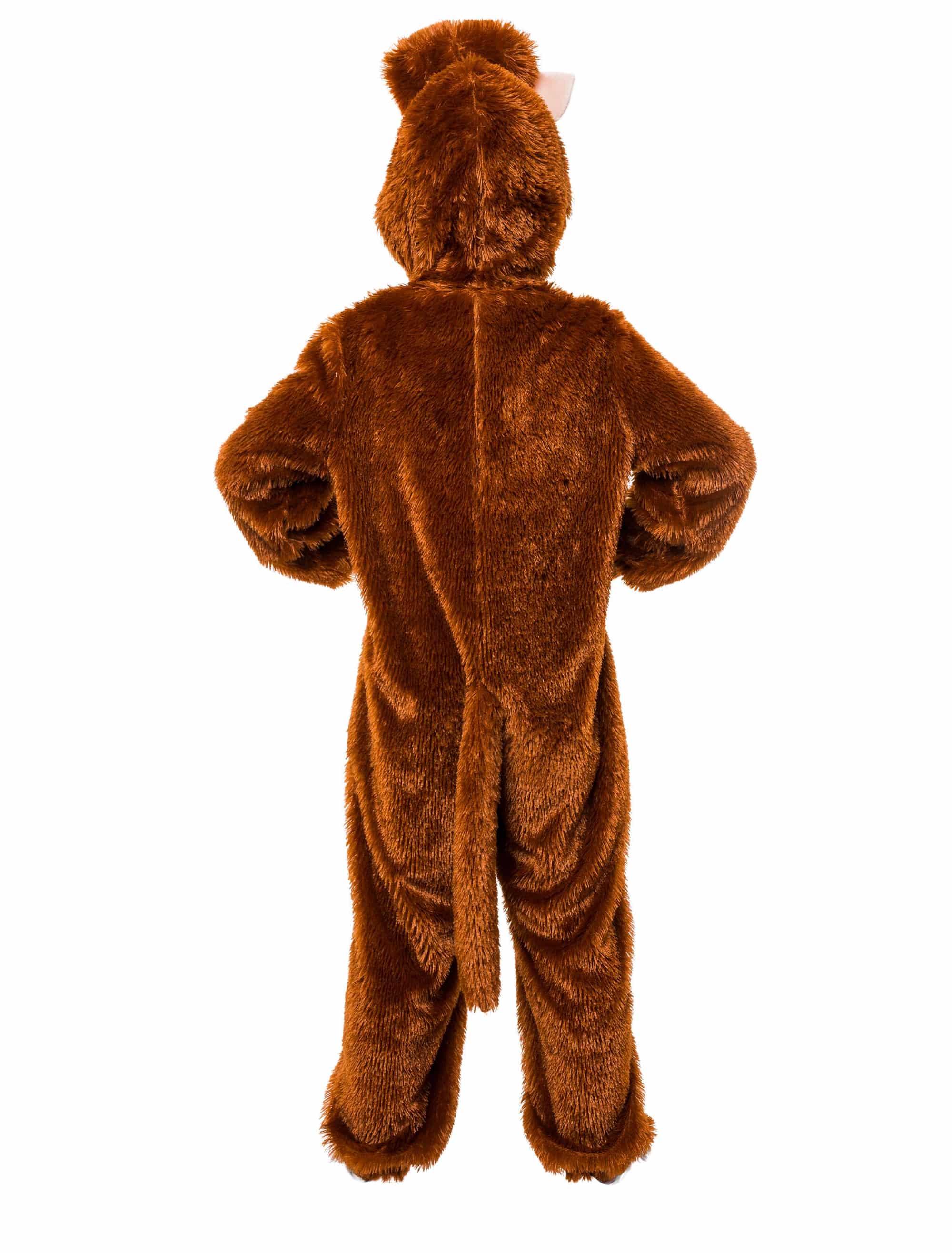 Overall Affe Plüsch Kinder braun 116