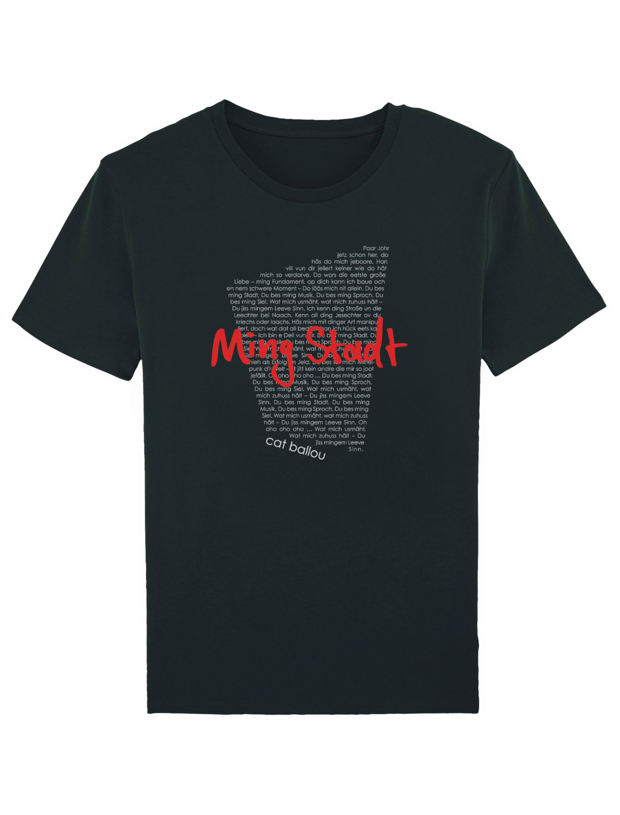 T-Shirt Cat Ballou Ming Stadt schwarz/rot S