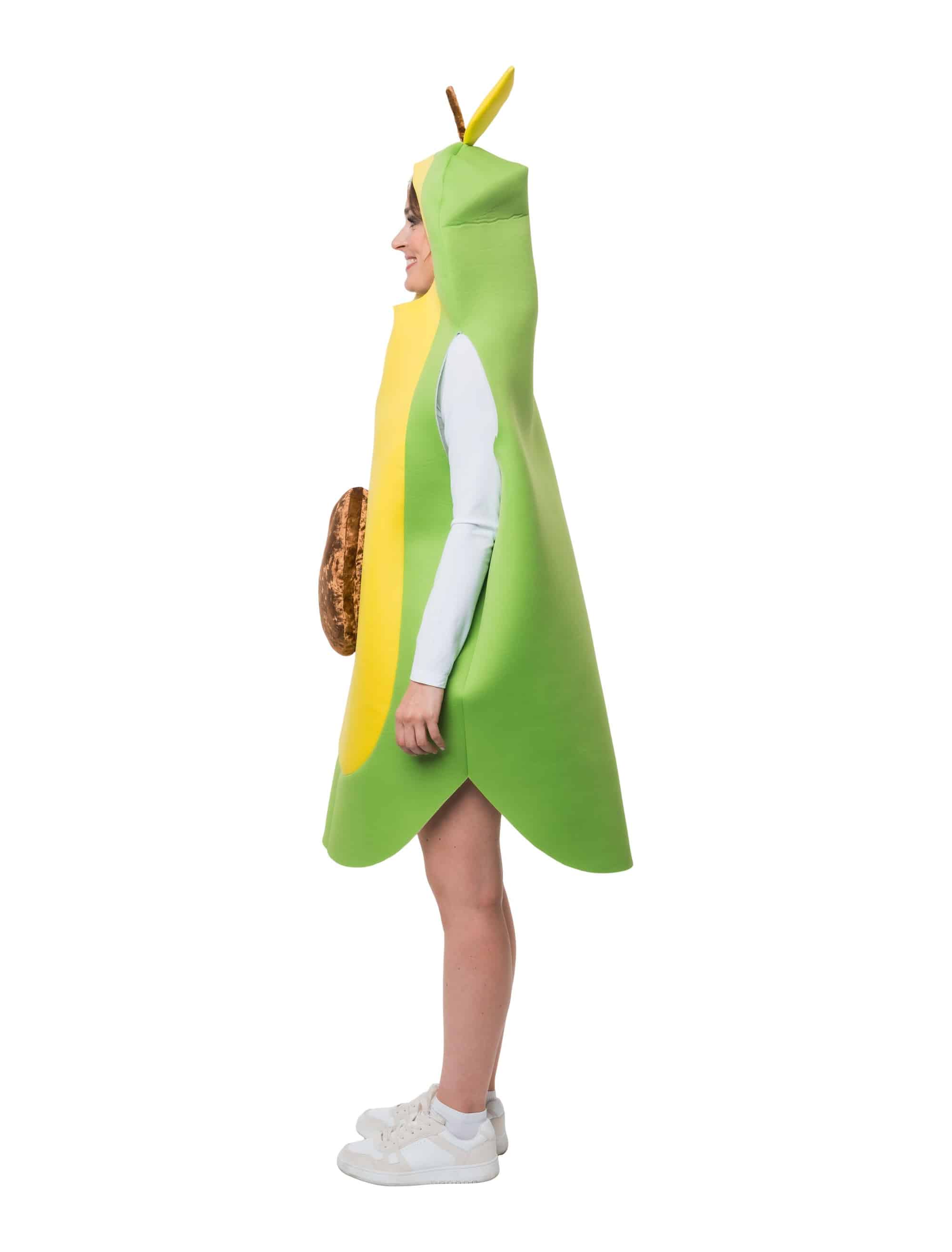 Kostüm Avocado gelb/grün one size
