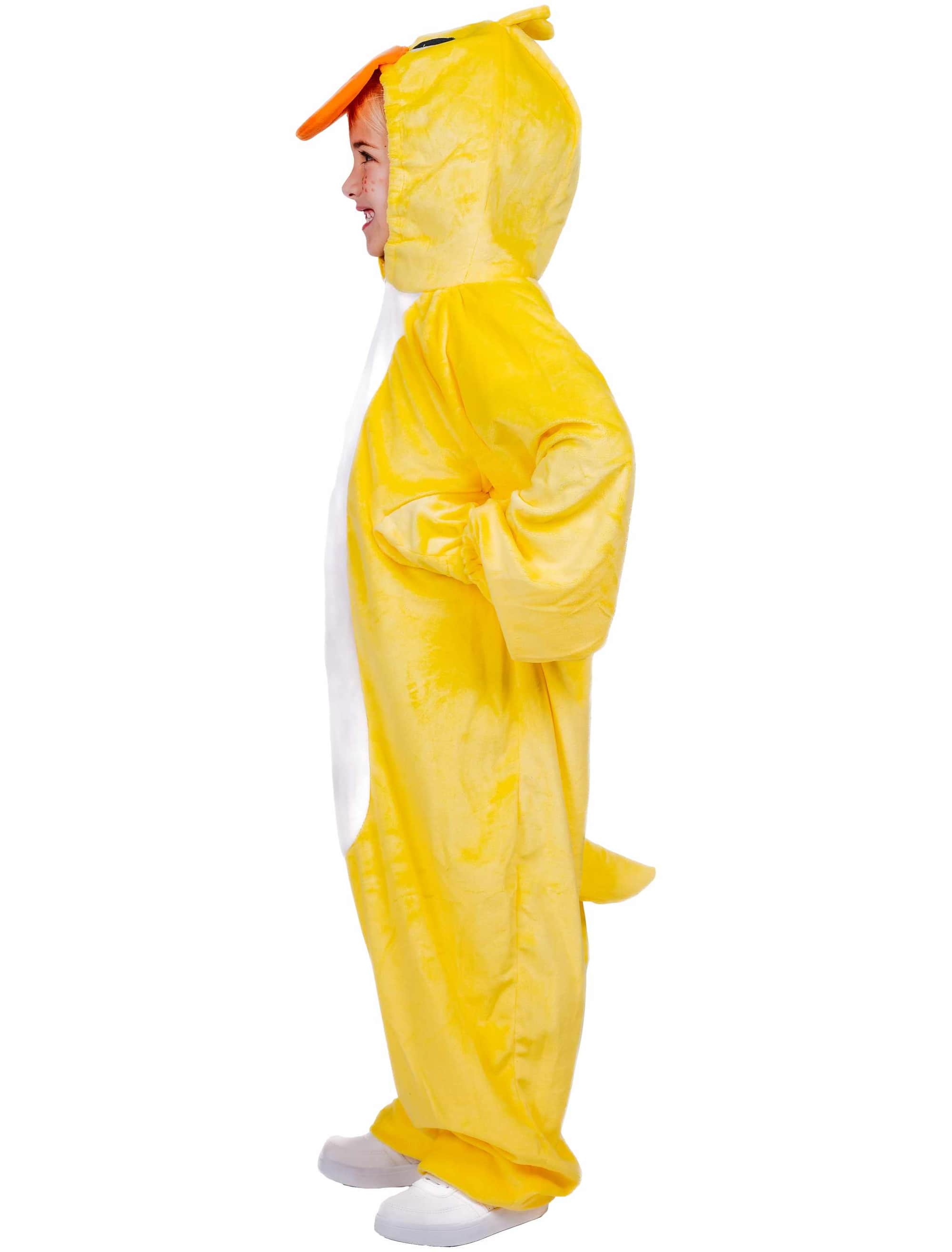 Overall Ente Plüsch Kinder gelb 116/128