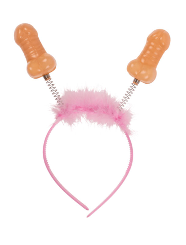 Haarreif Willy rosa mit Marabu rosa one size