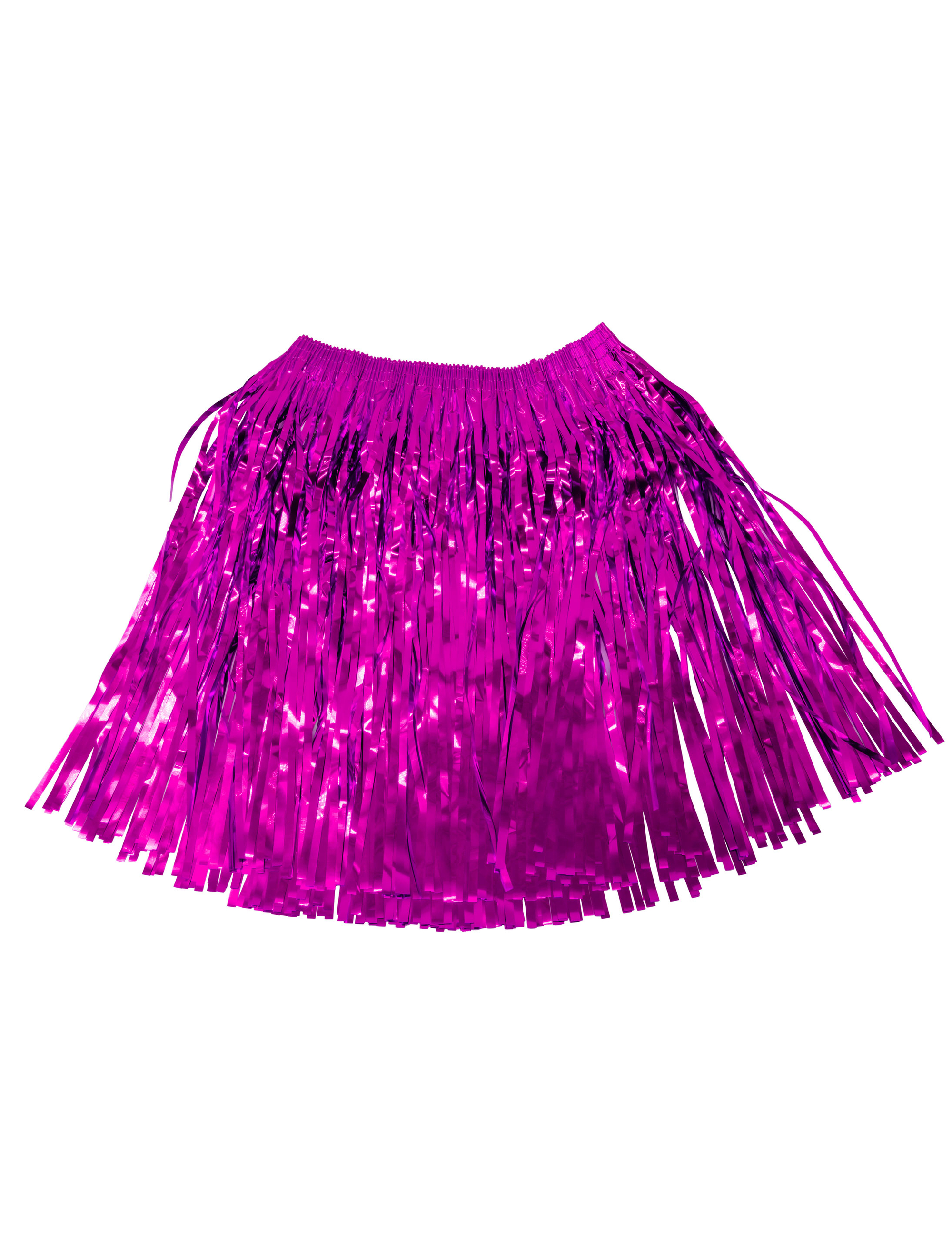 Rock Lametta metallic Damen pink L/XL