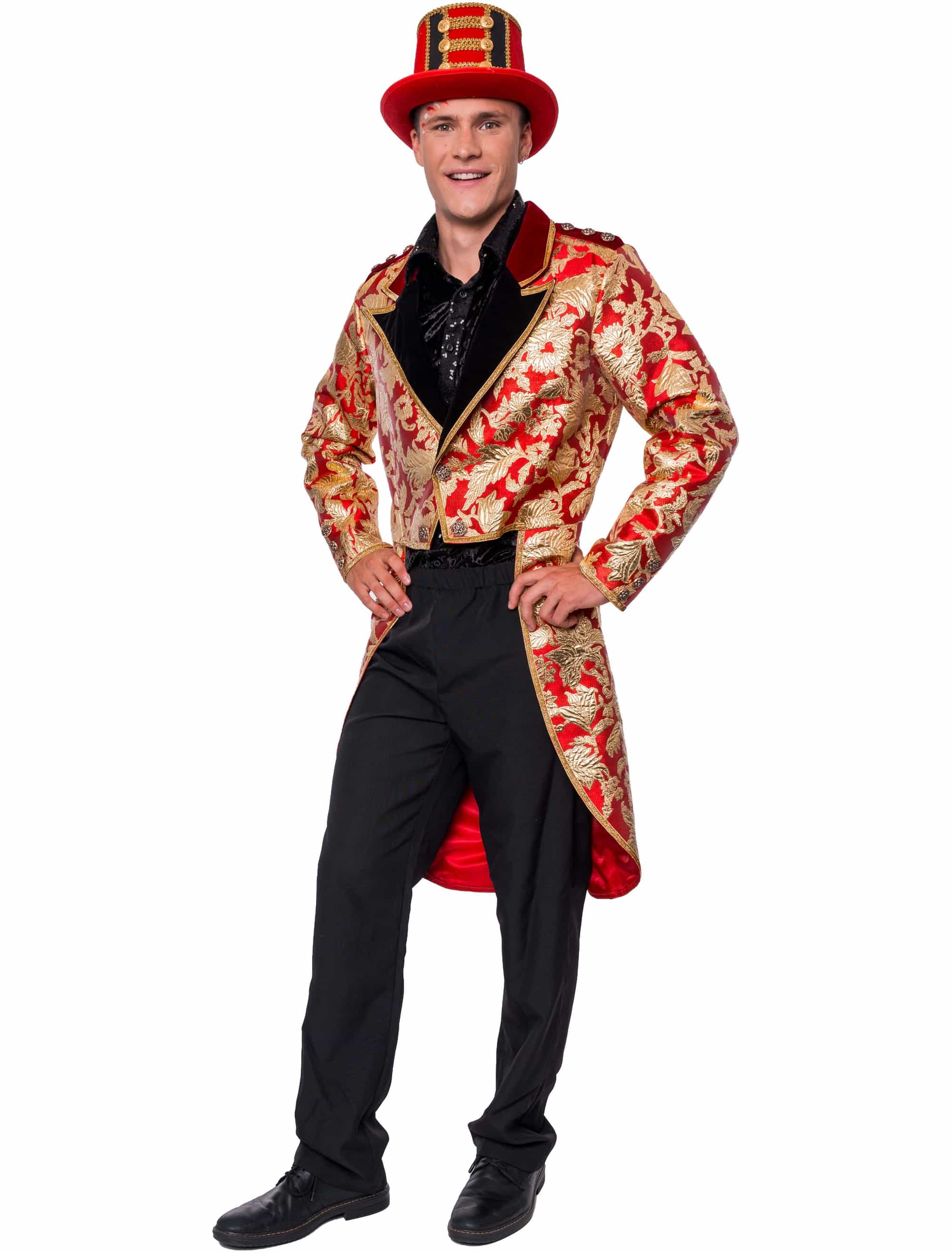 Frack Barock Herren rot/gold S