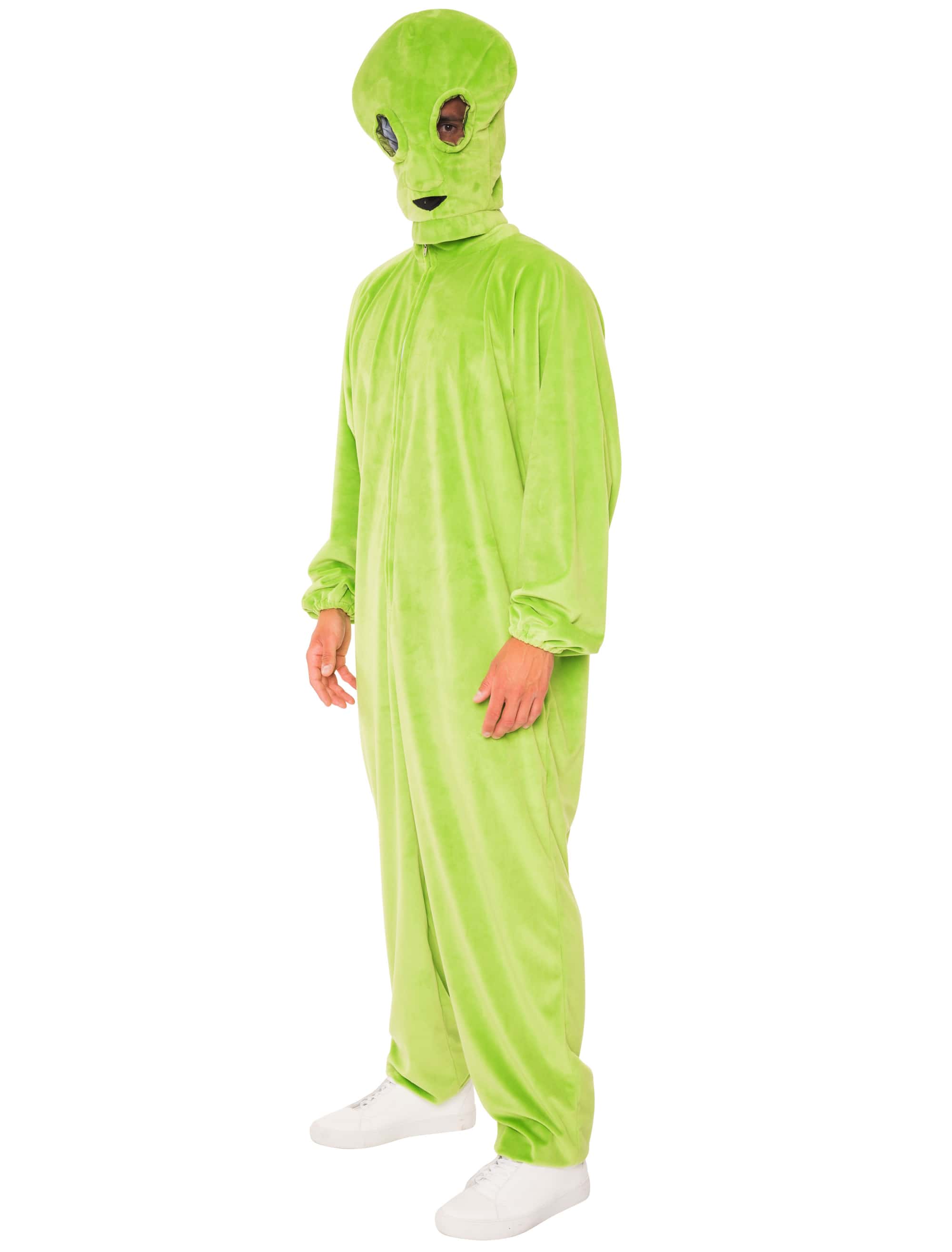 Overall Plüsch Alien Herren grün 50-52