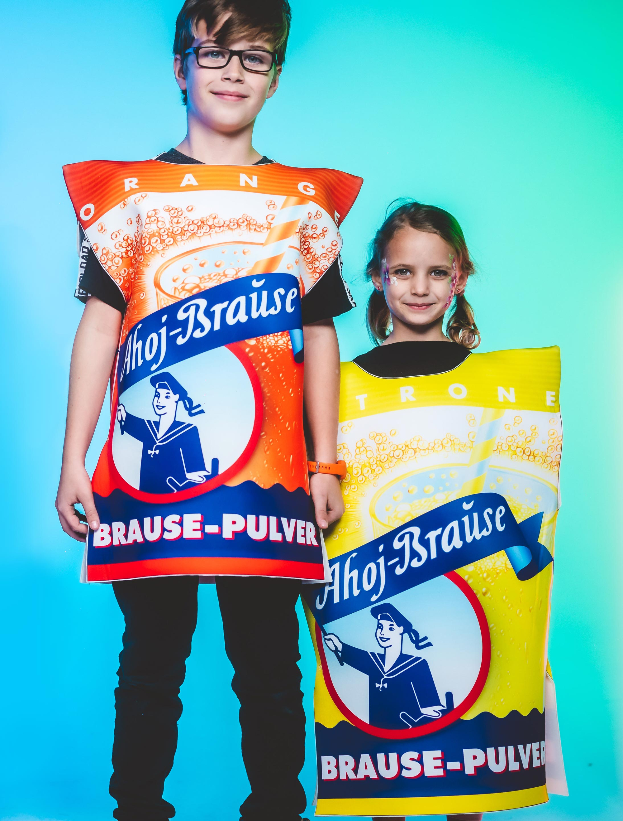 Kostüm Ahoj-Brause Kinder gelb one size