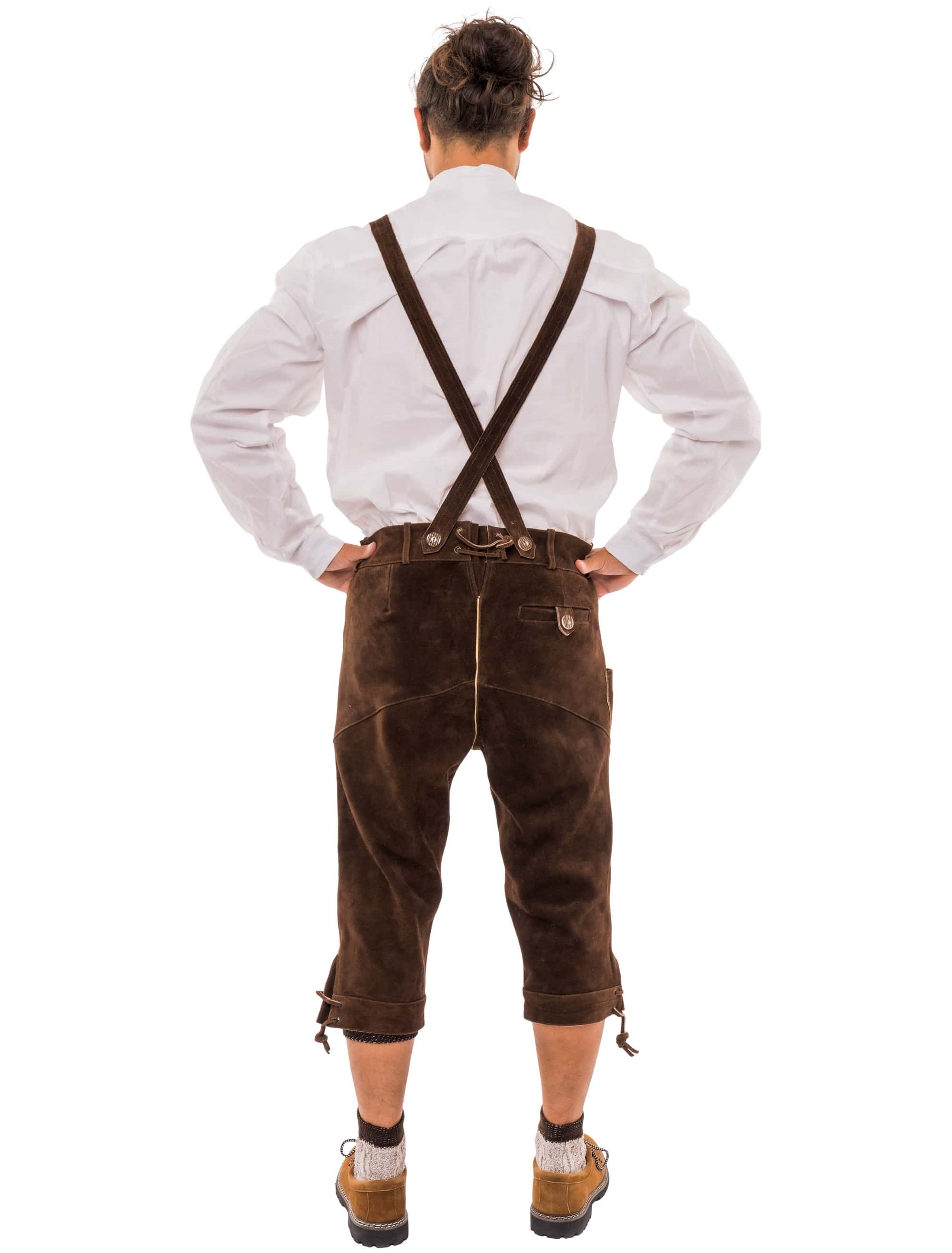 Lederhose Josef Herren dunkelbraun 2XL