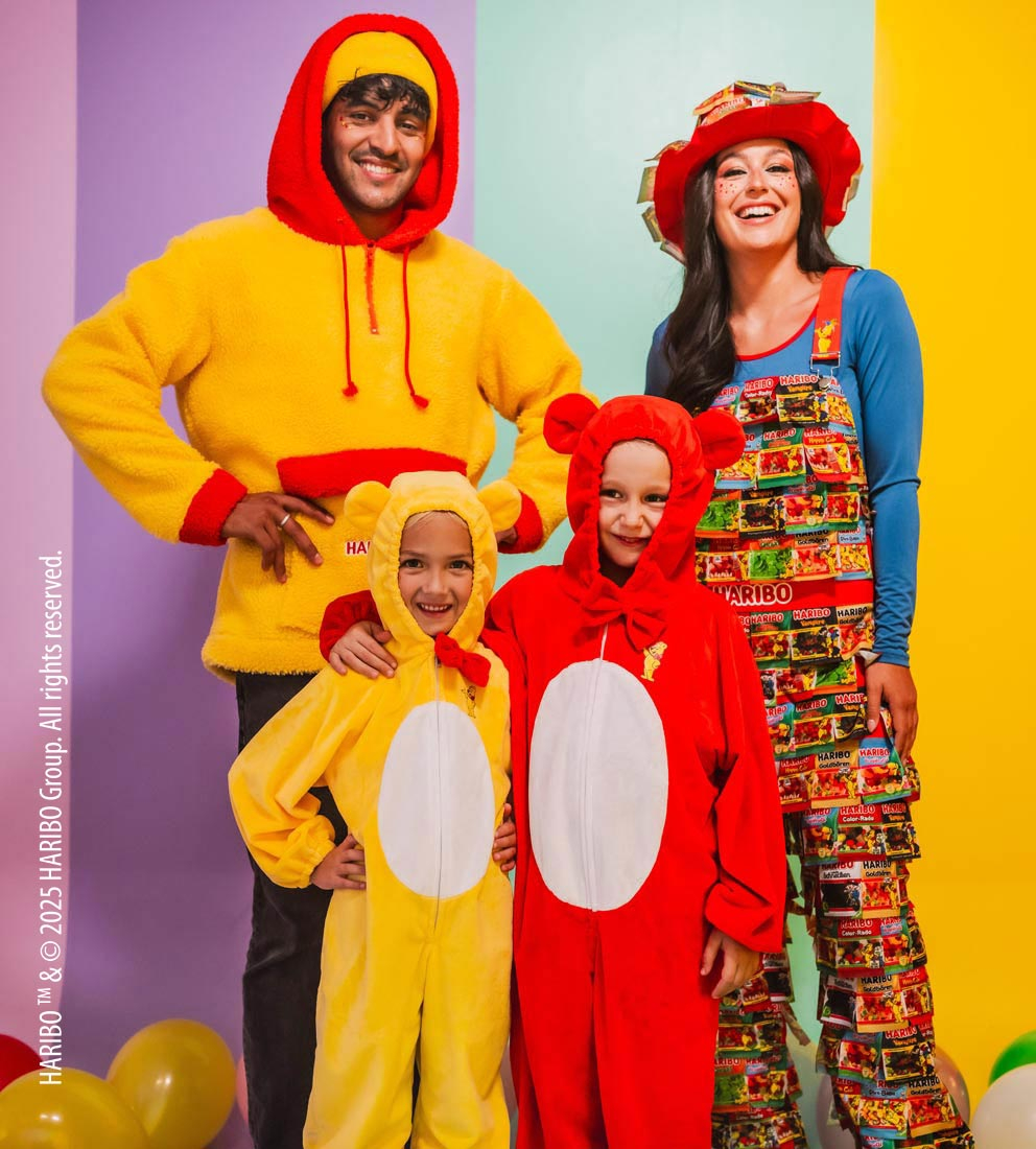 Familienkostüm HARIBO bei Deiters