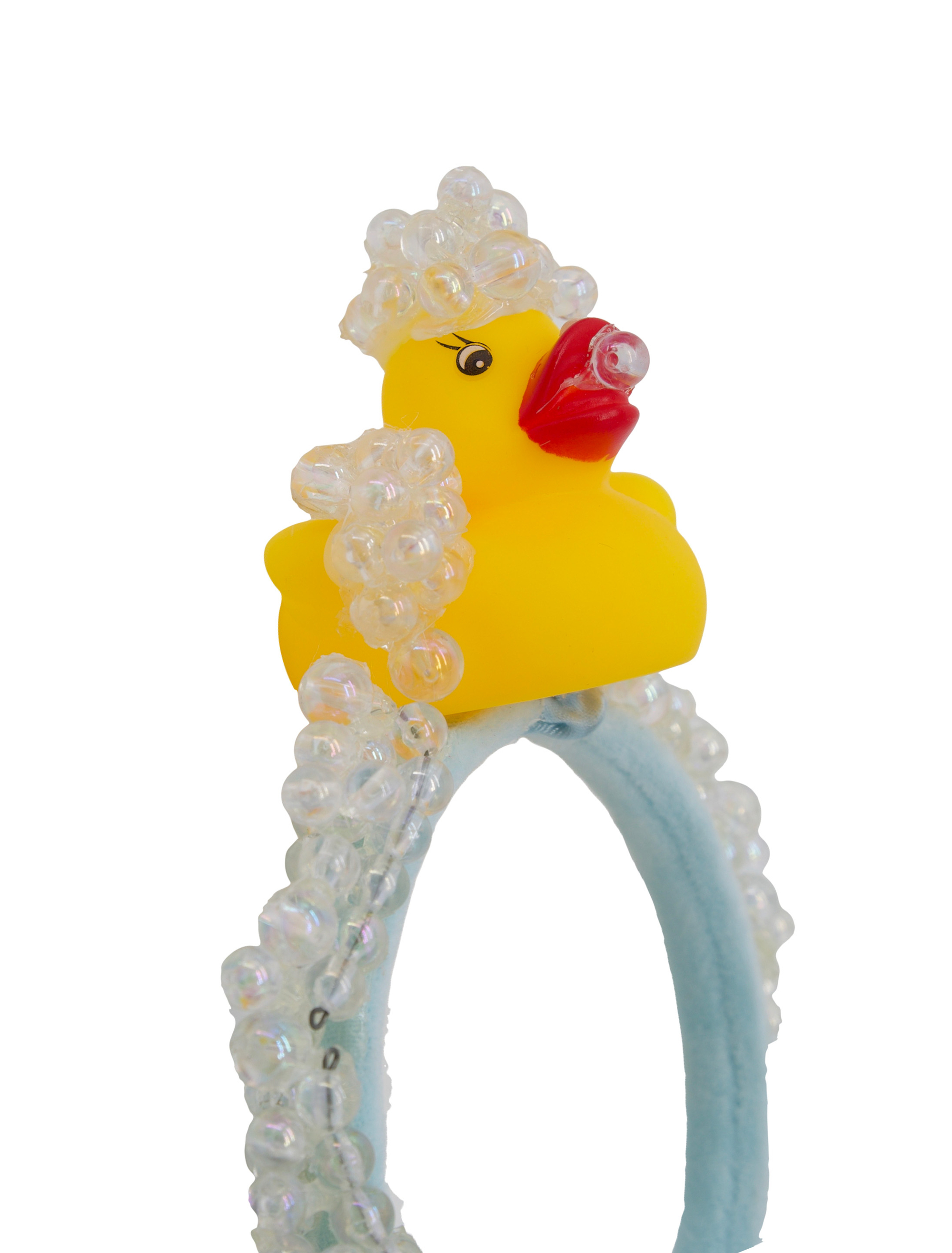 Haarreif Ente mit Schaum gelb
