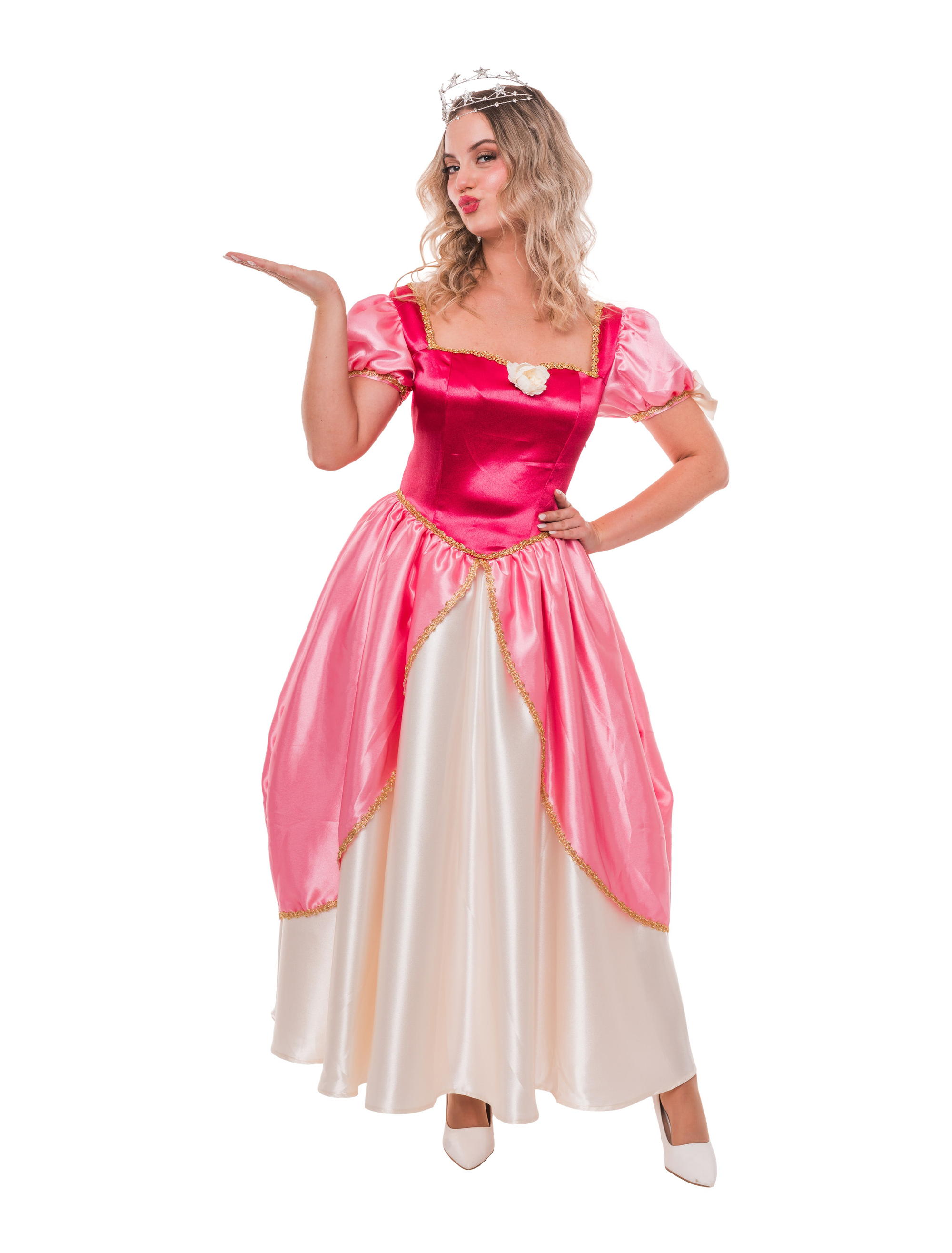 Kleid Prinzessin Damen pink L