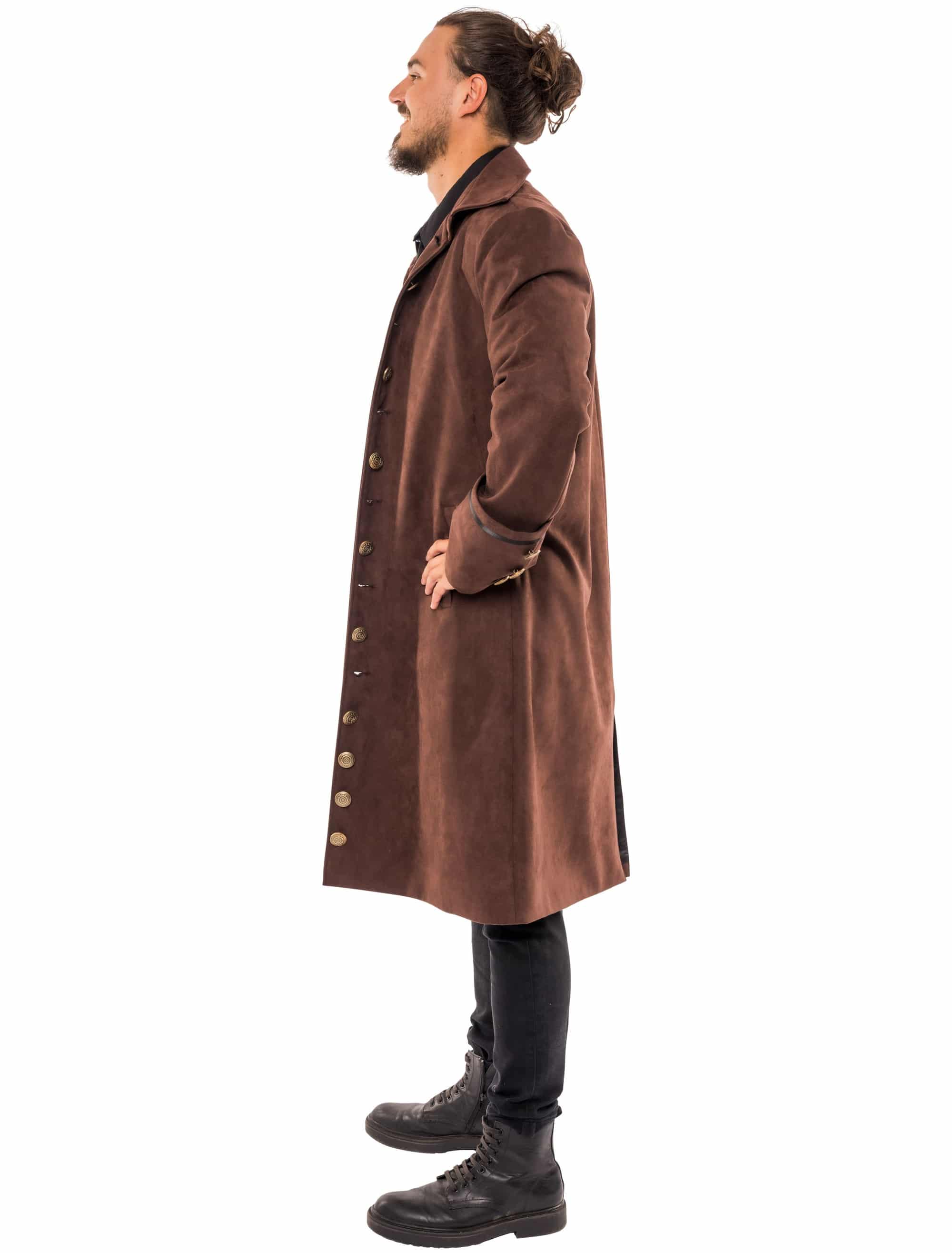 Mantel Pirat Herren braun L/XL