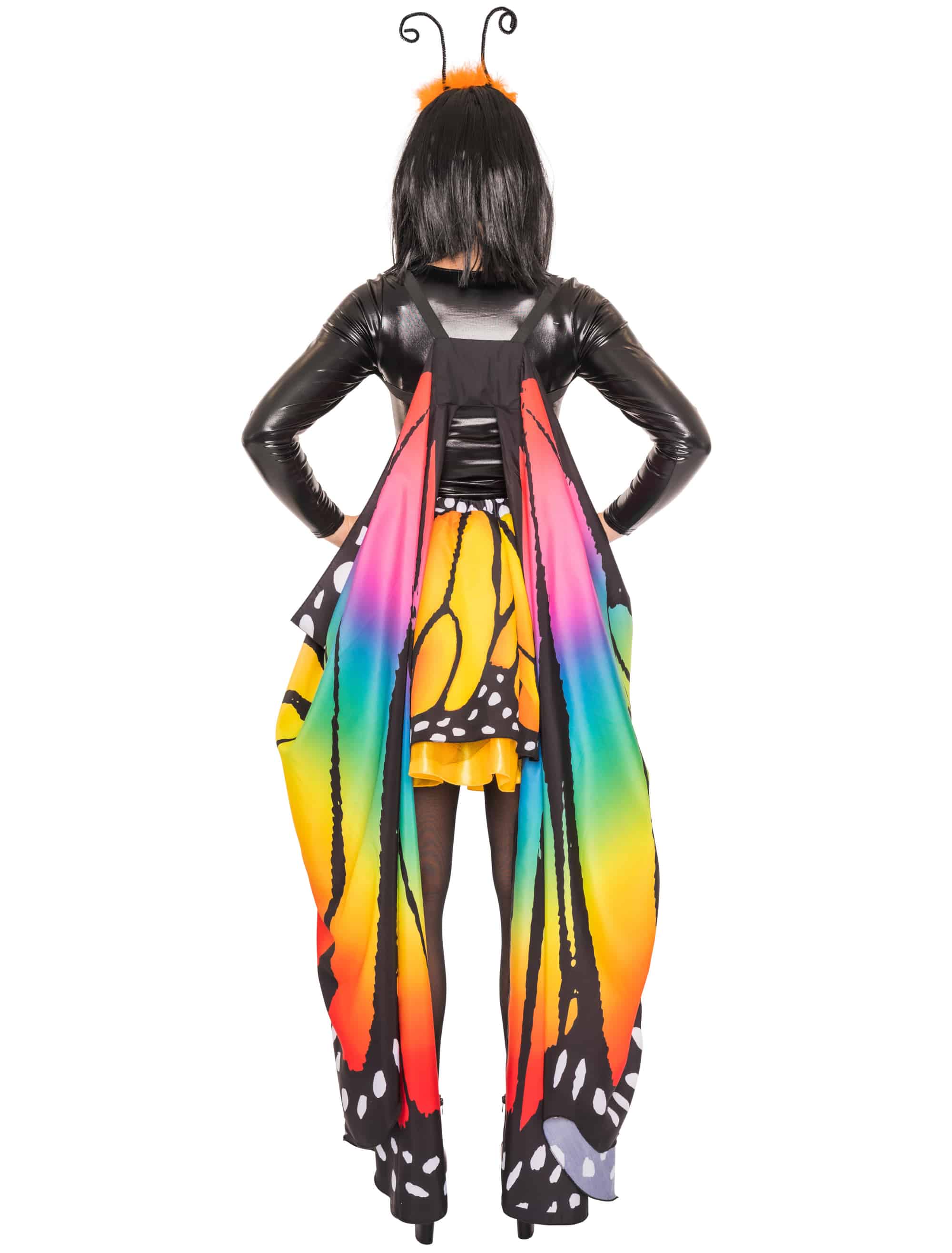 Rock Schmetterling Damen orange