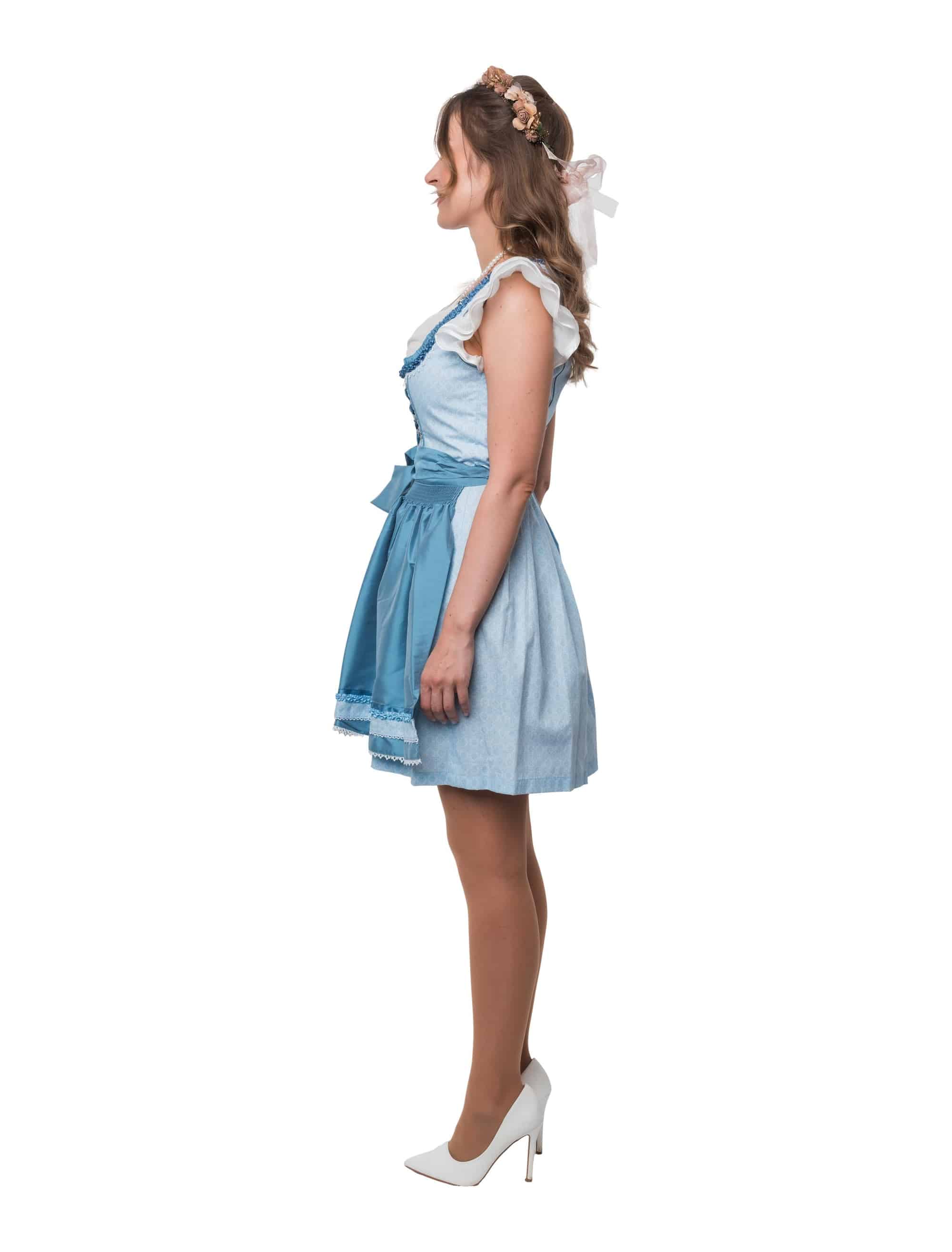 Dirndl Lilly Damen hellblau 36