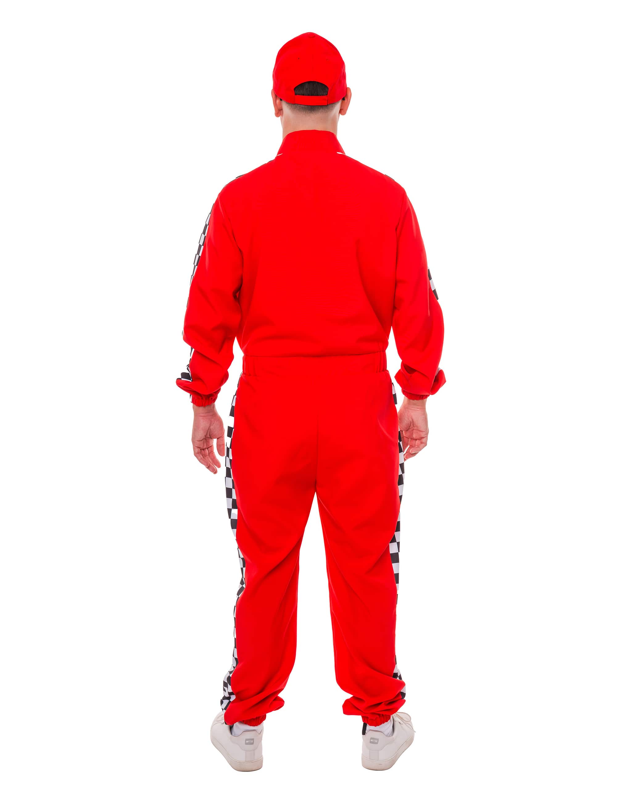 Overall Rennfahrer rot S/M