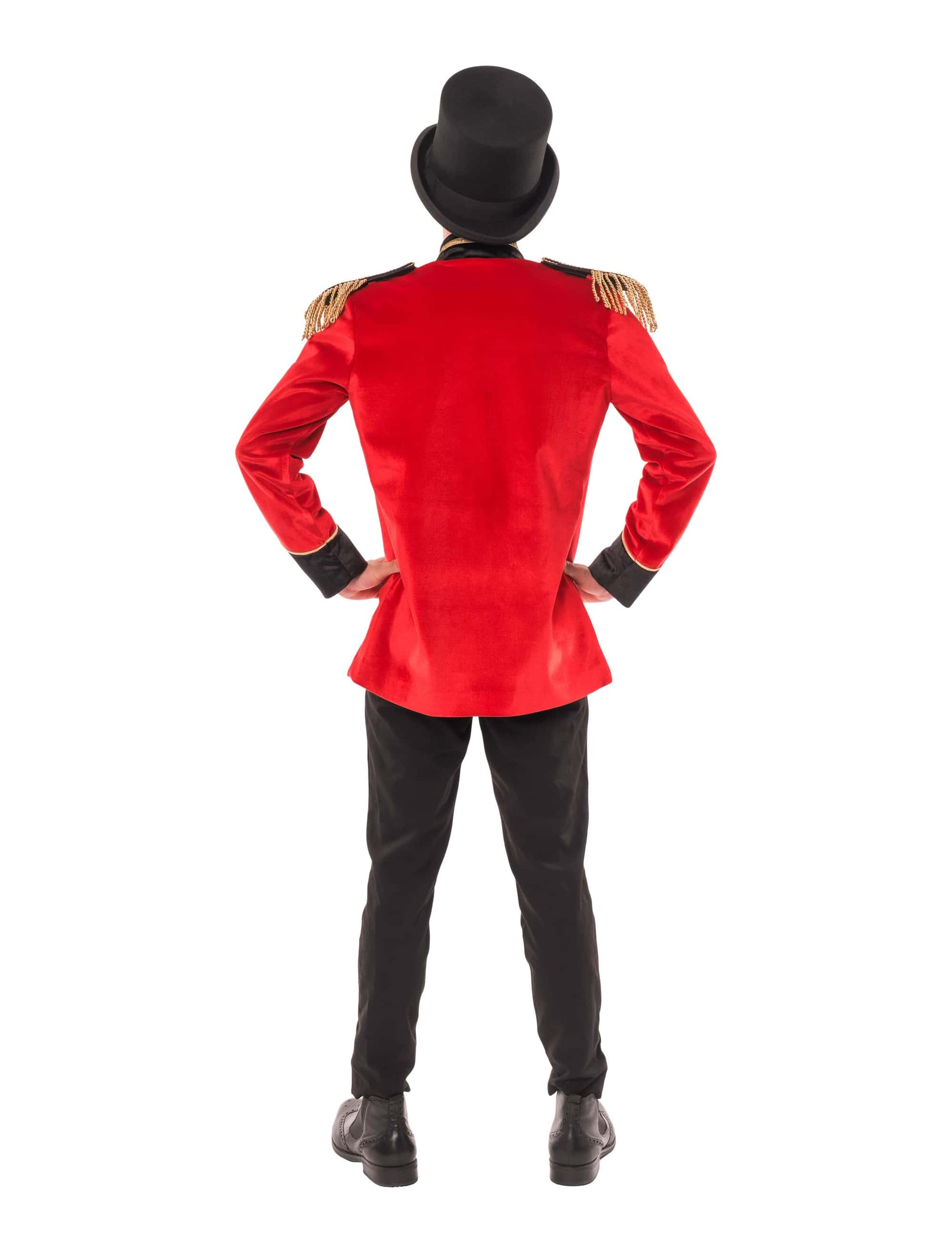 Mantel Zirkusdirektor rot 4XL