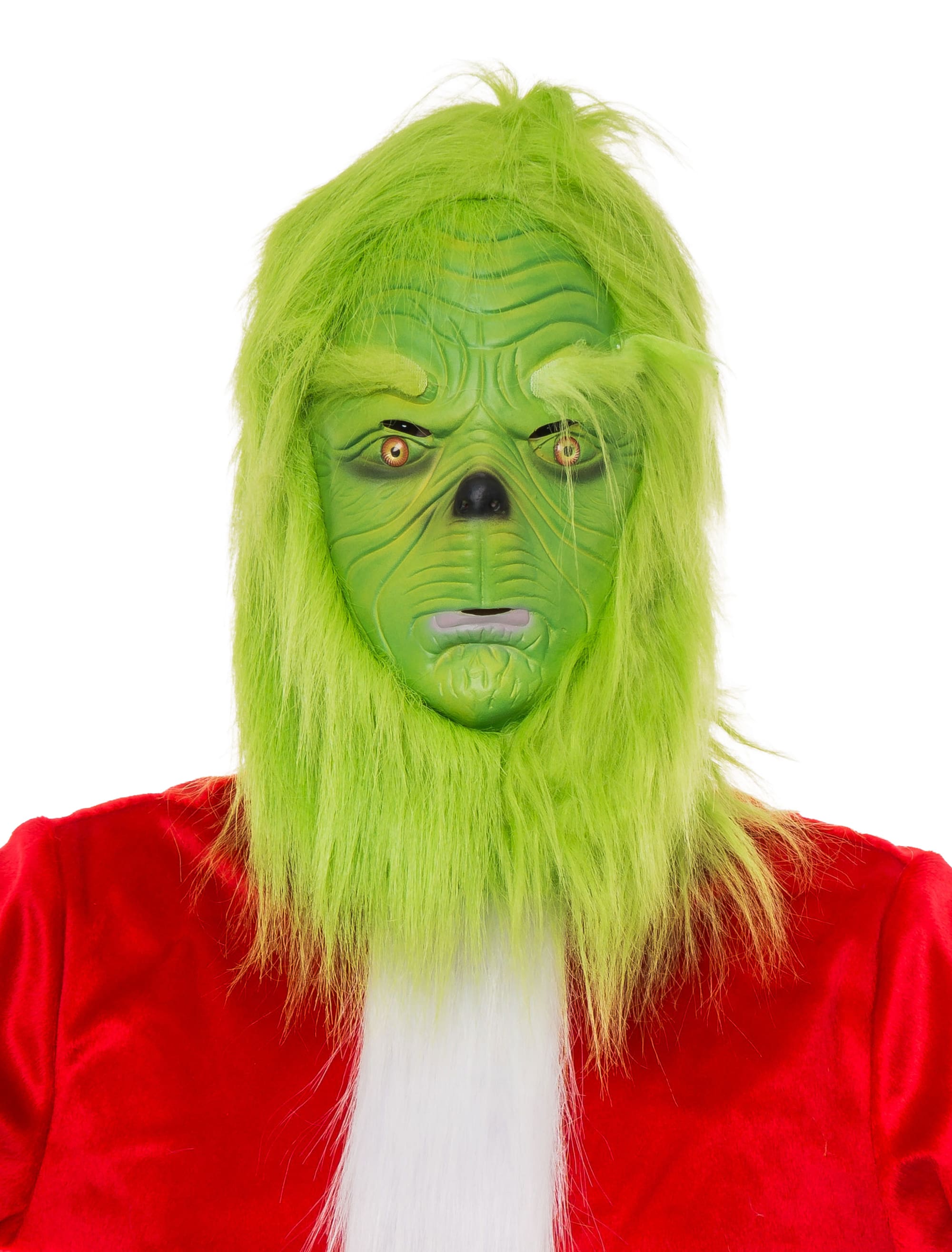 Latexmaske Weihnachtsschreck grün
