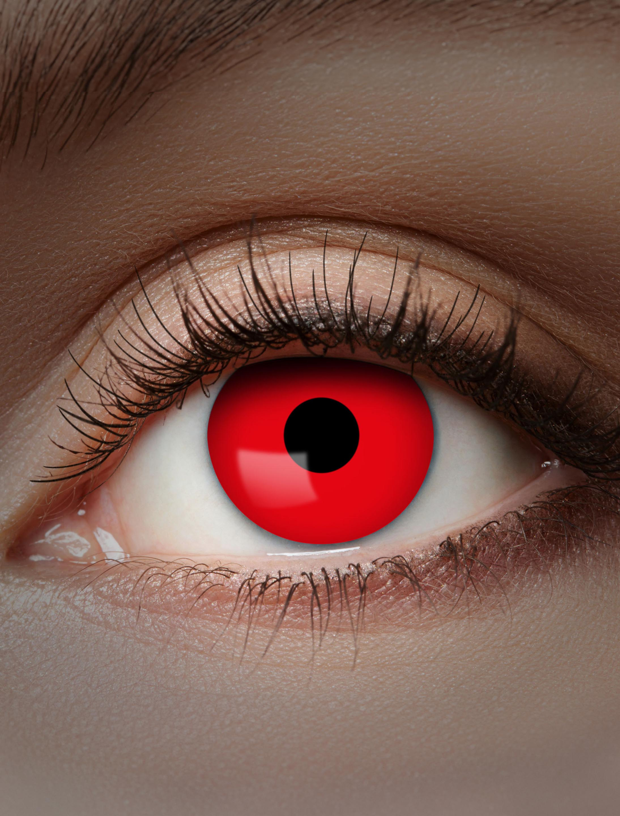 Kontaktlinsen UV Flash Red