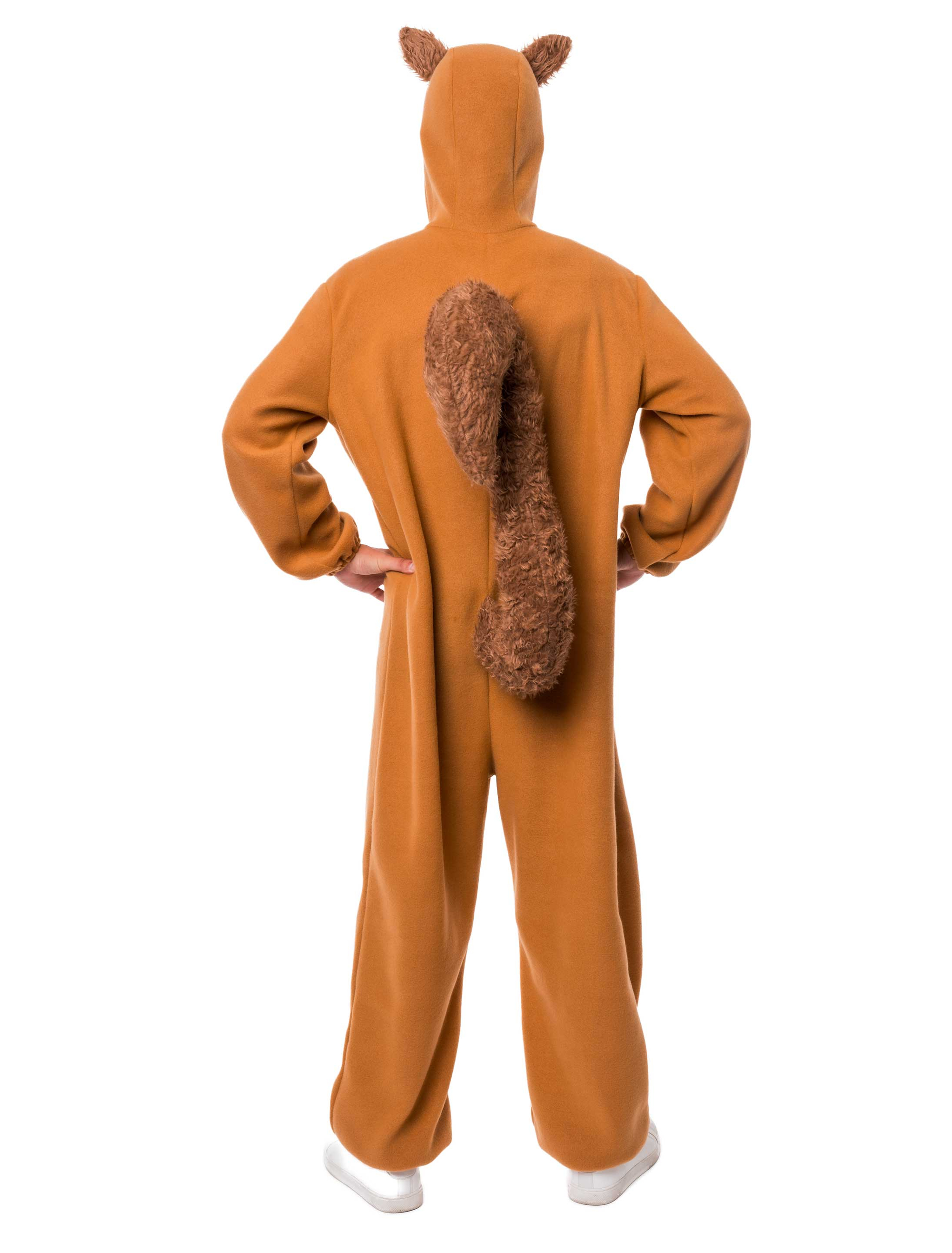 Overall Eichhörnchen Plüsch hellbraun XL/2XL