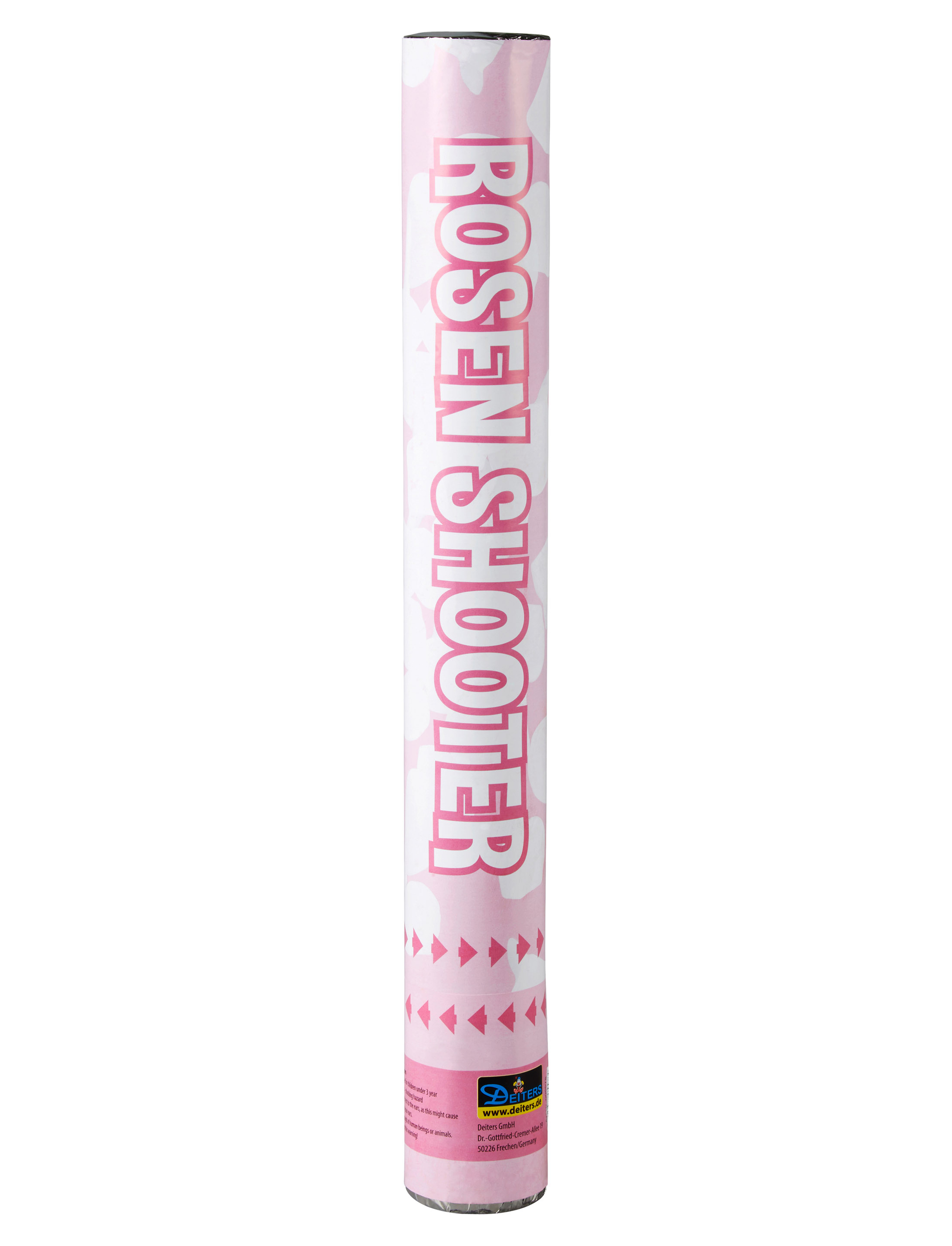 Party Popper weiße Rosenblätter 40cm