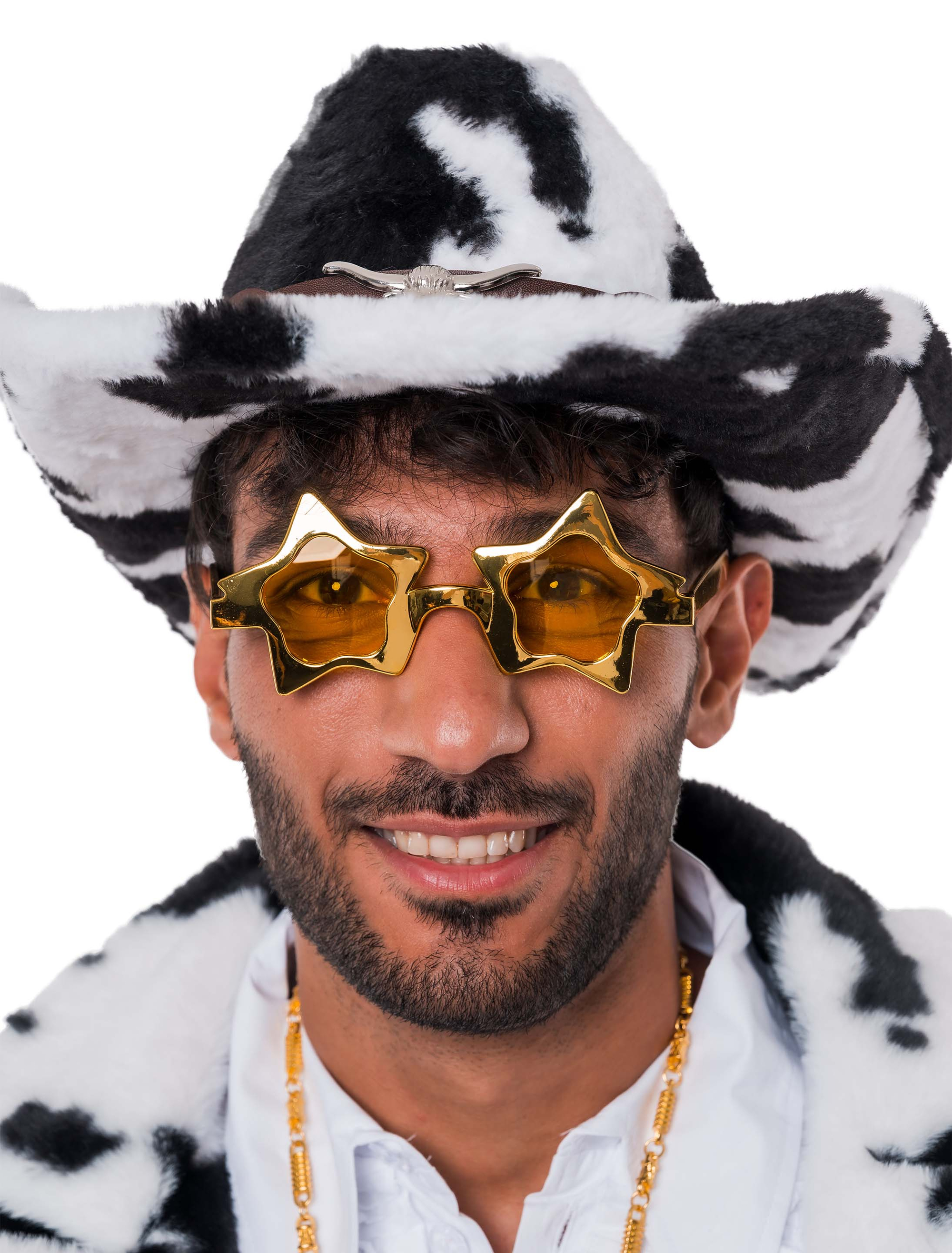 Brille Stern gold