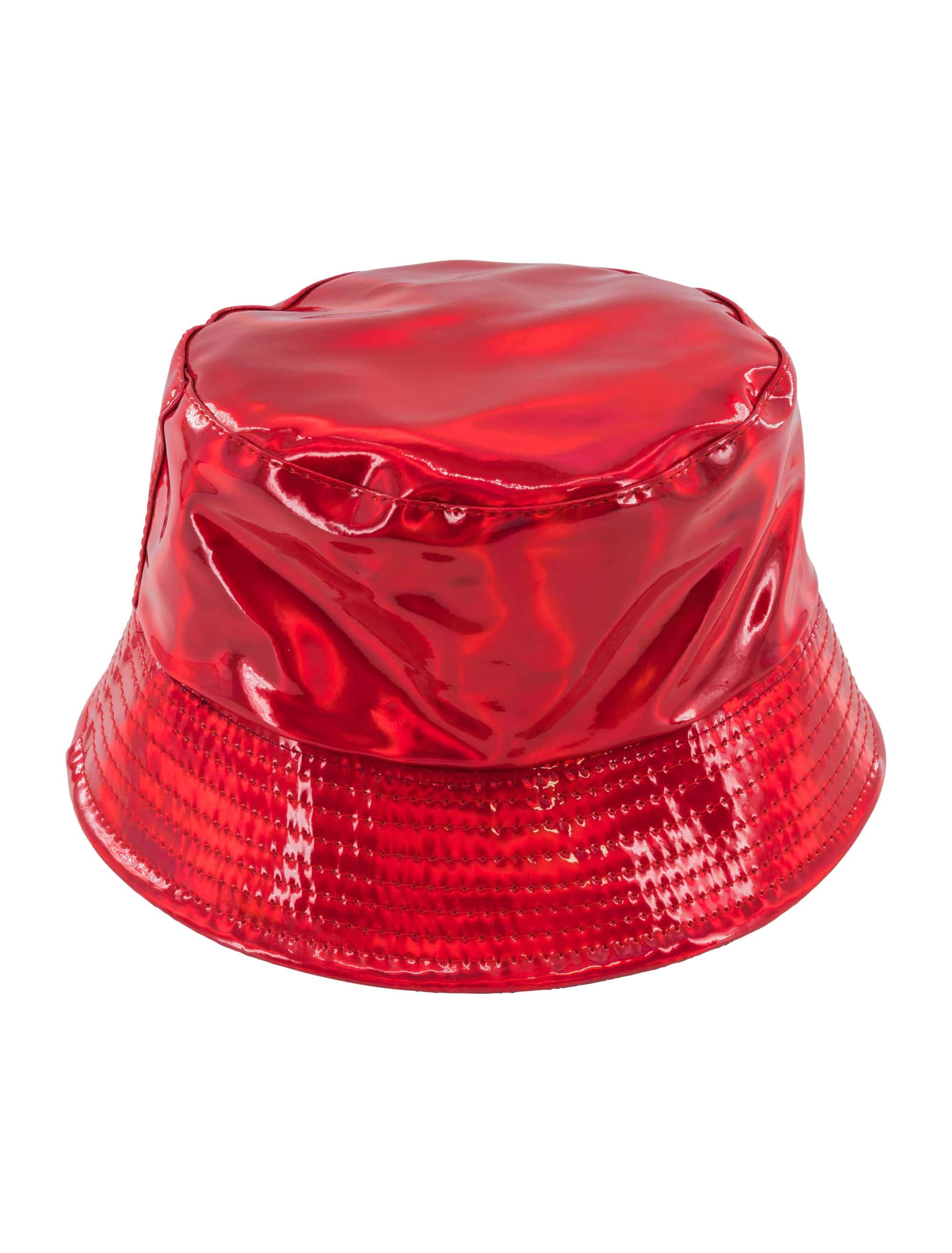 Fischerhut Holo rot one size