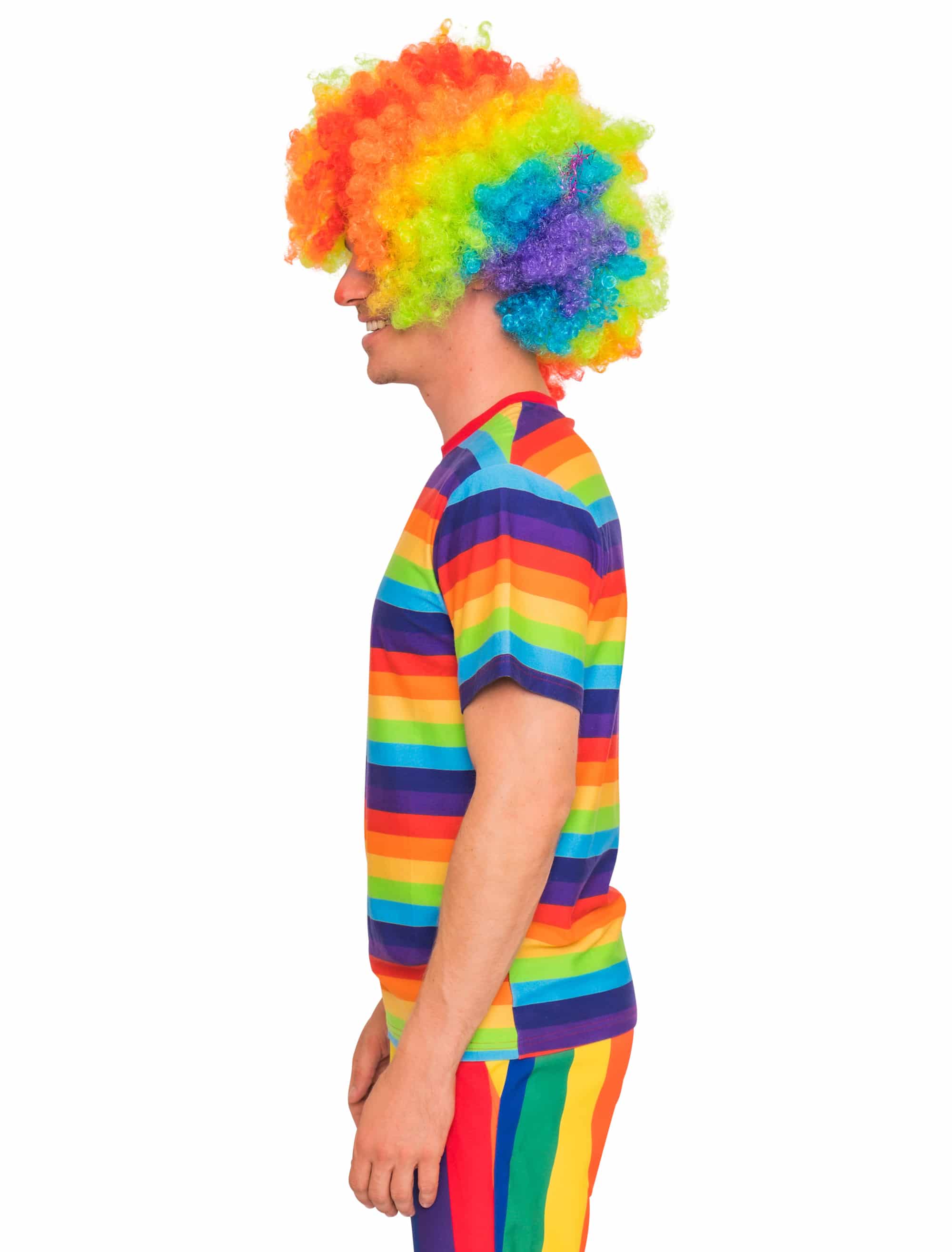 T-Shirt Regenbogen Herren rainbow L