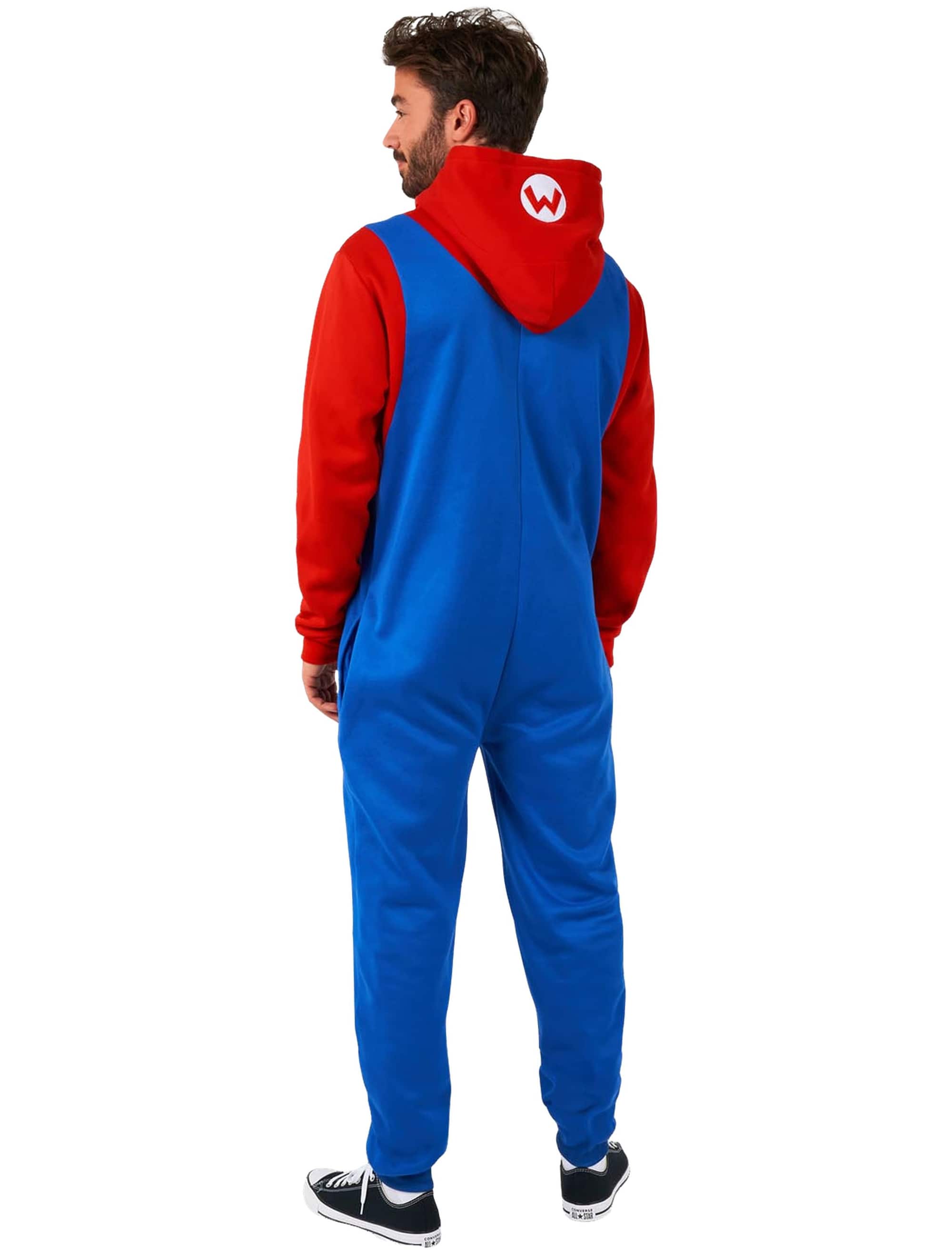 Overall Super Mario Bros. Mario Herren blau/rot S
