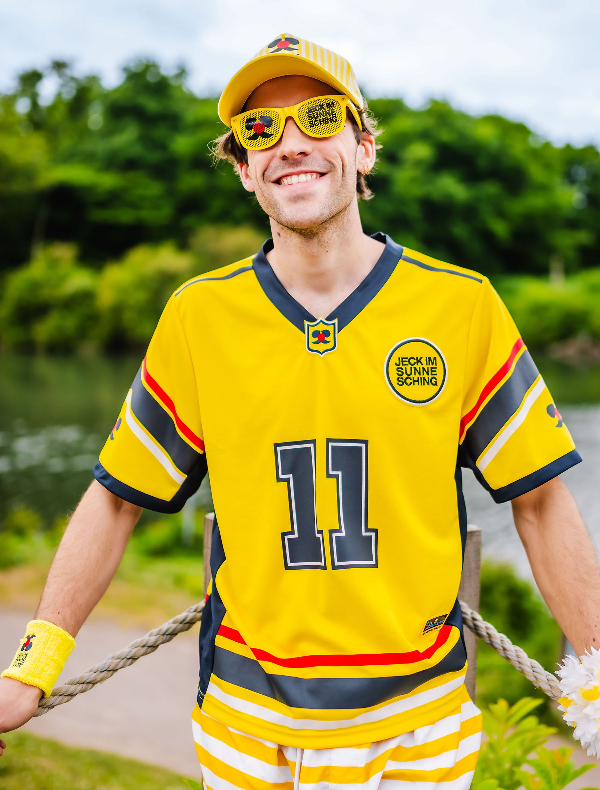 JIS Trikot Jeck im Sunnesching gelb/blau L/XL