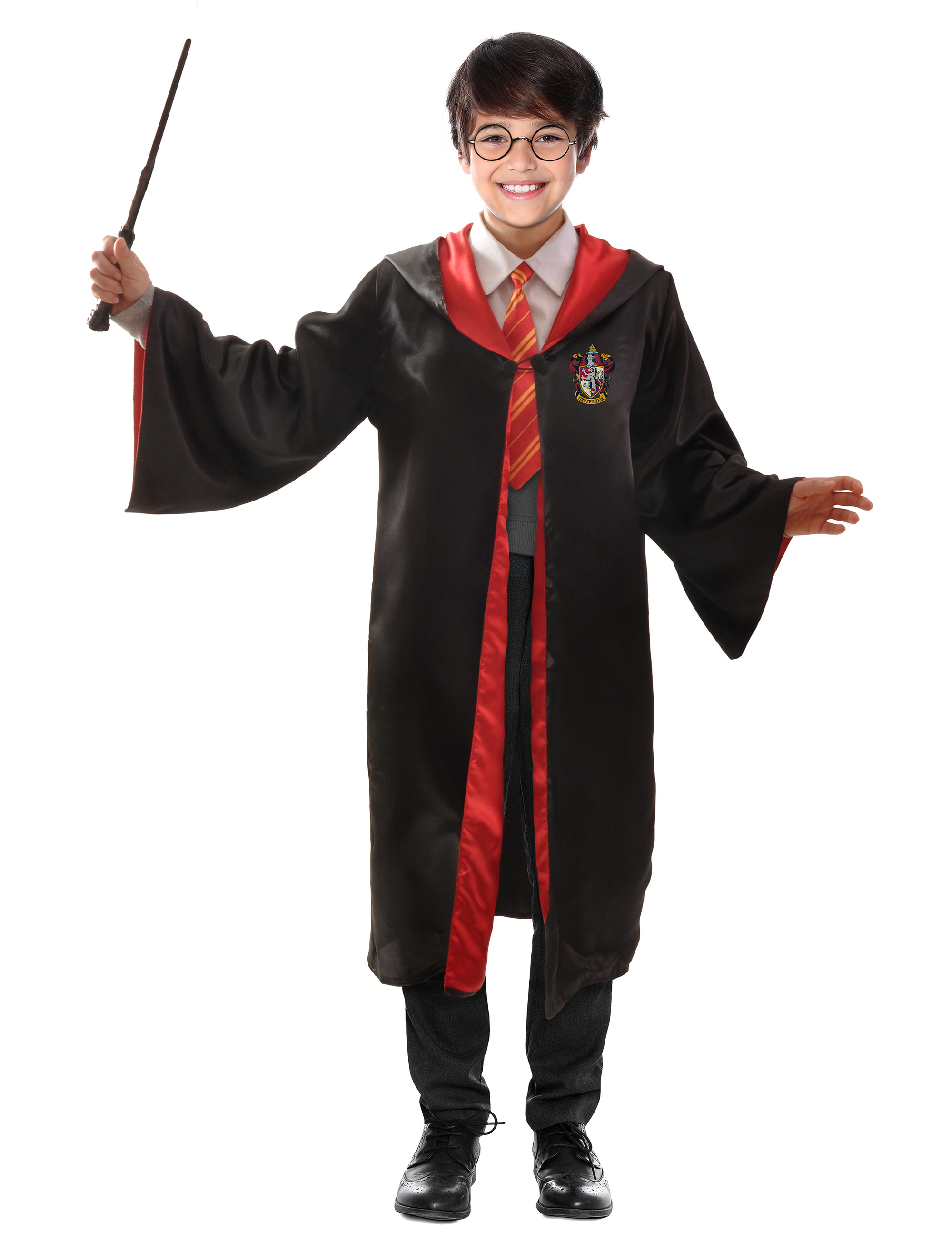 Kostüm Harry Potter 5-tlg. Kinder schwarz 5-7 Jahre