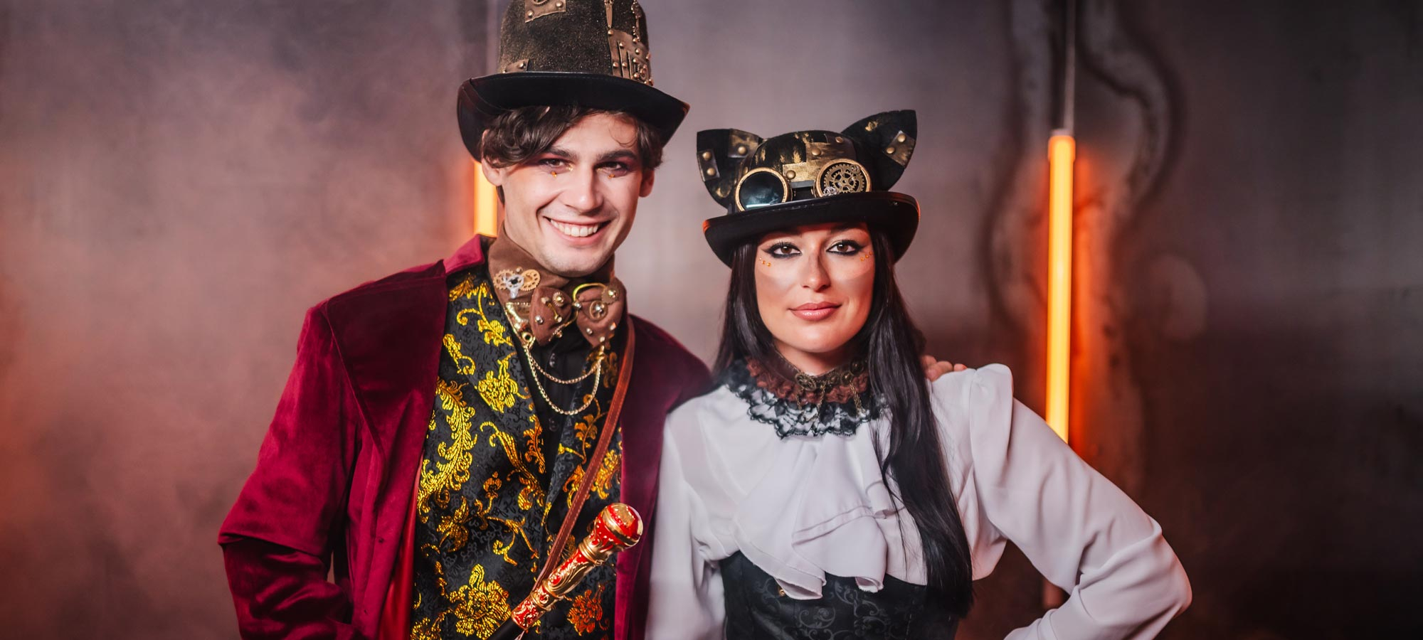 Partnerkostüm Steampunk bei Deiters