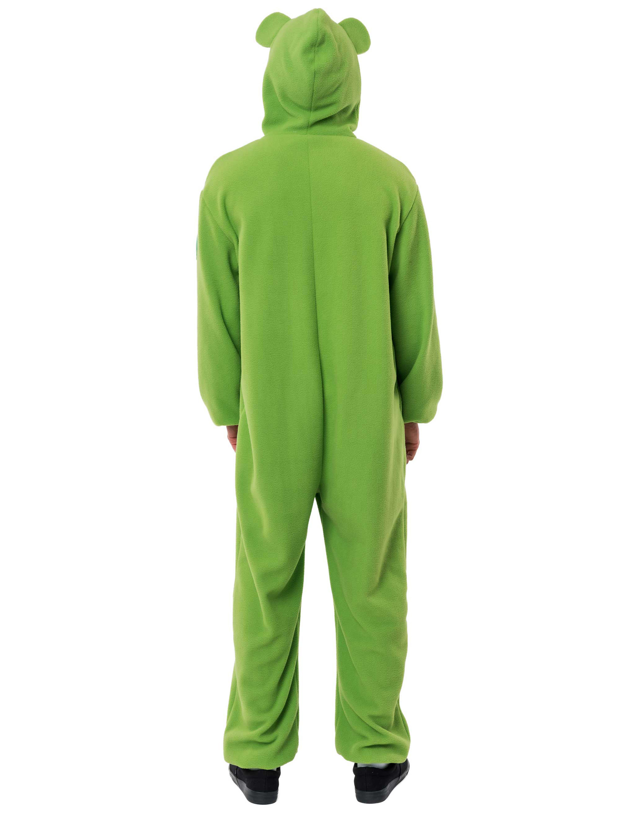 Overall Frosch Plüsch grün XL/2XL