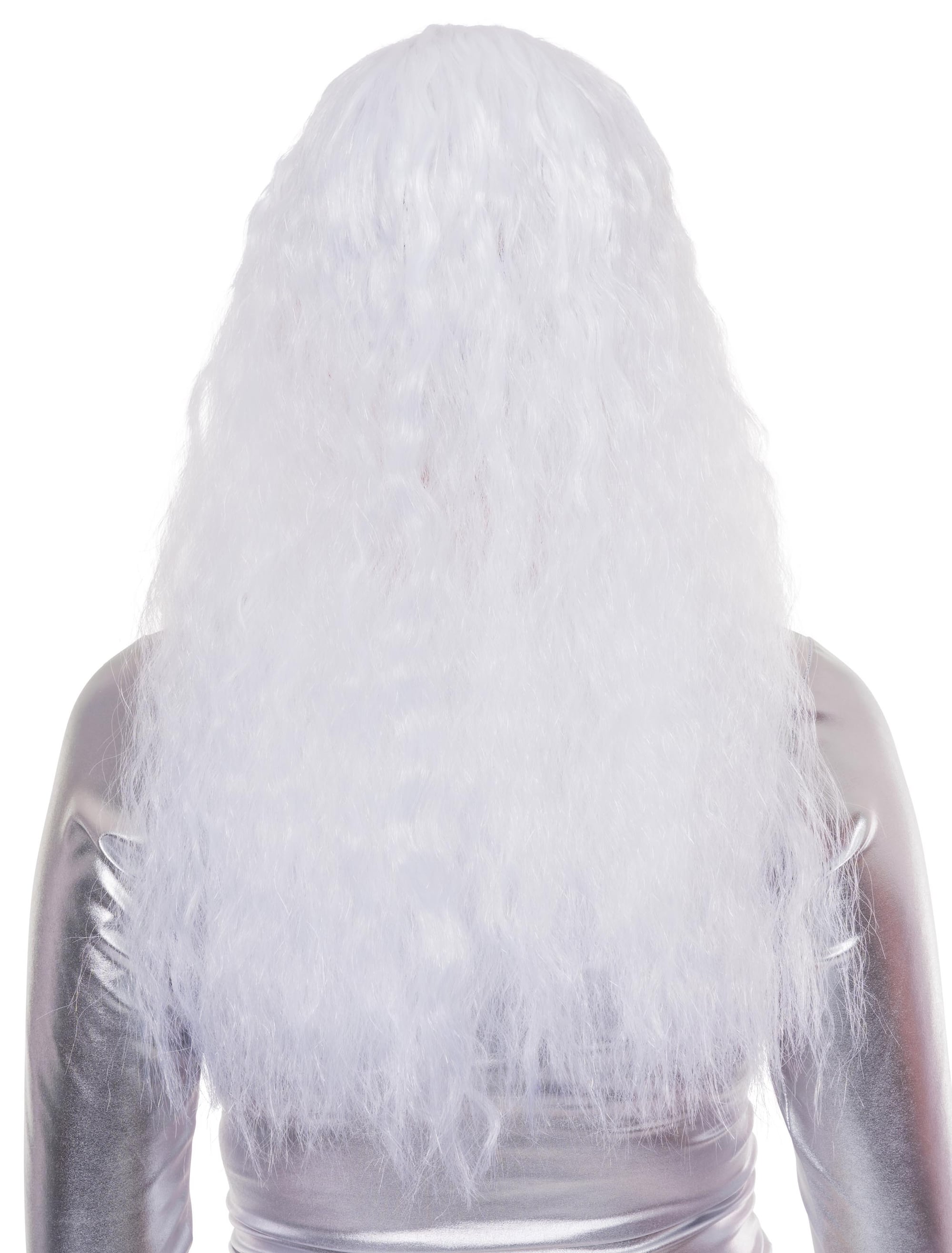 Perücke Eiskönigin lang lockig weiß