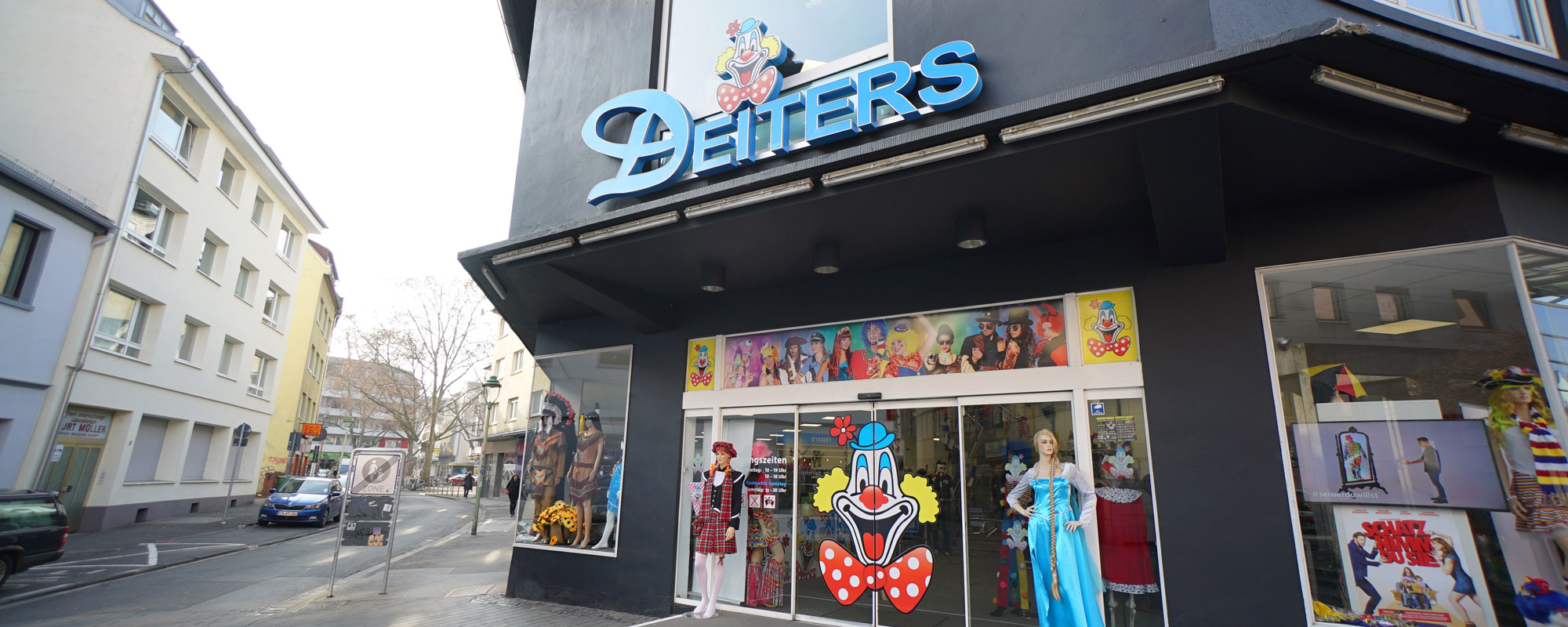 Deiters Kostümladen in Mainz Außenansicht