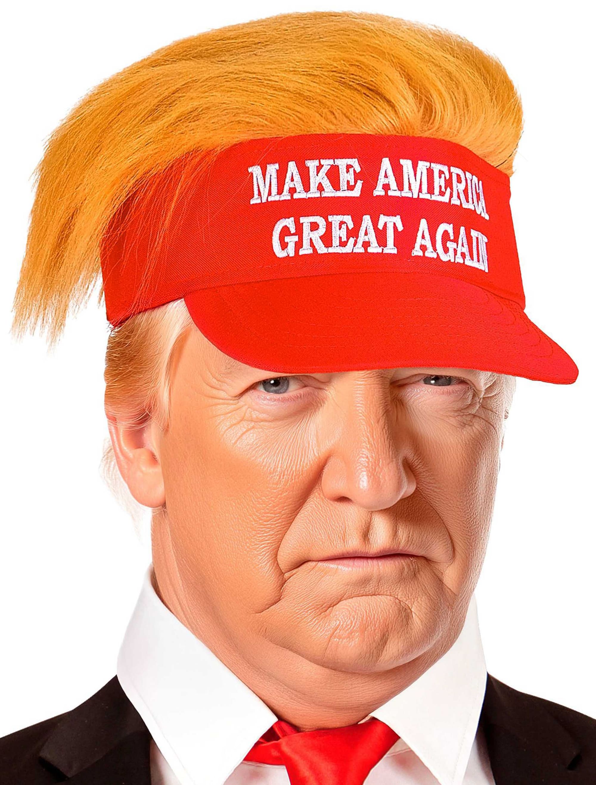 Schirmmütze Make America great again rot/gelb one size