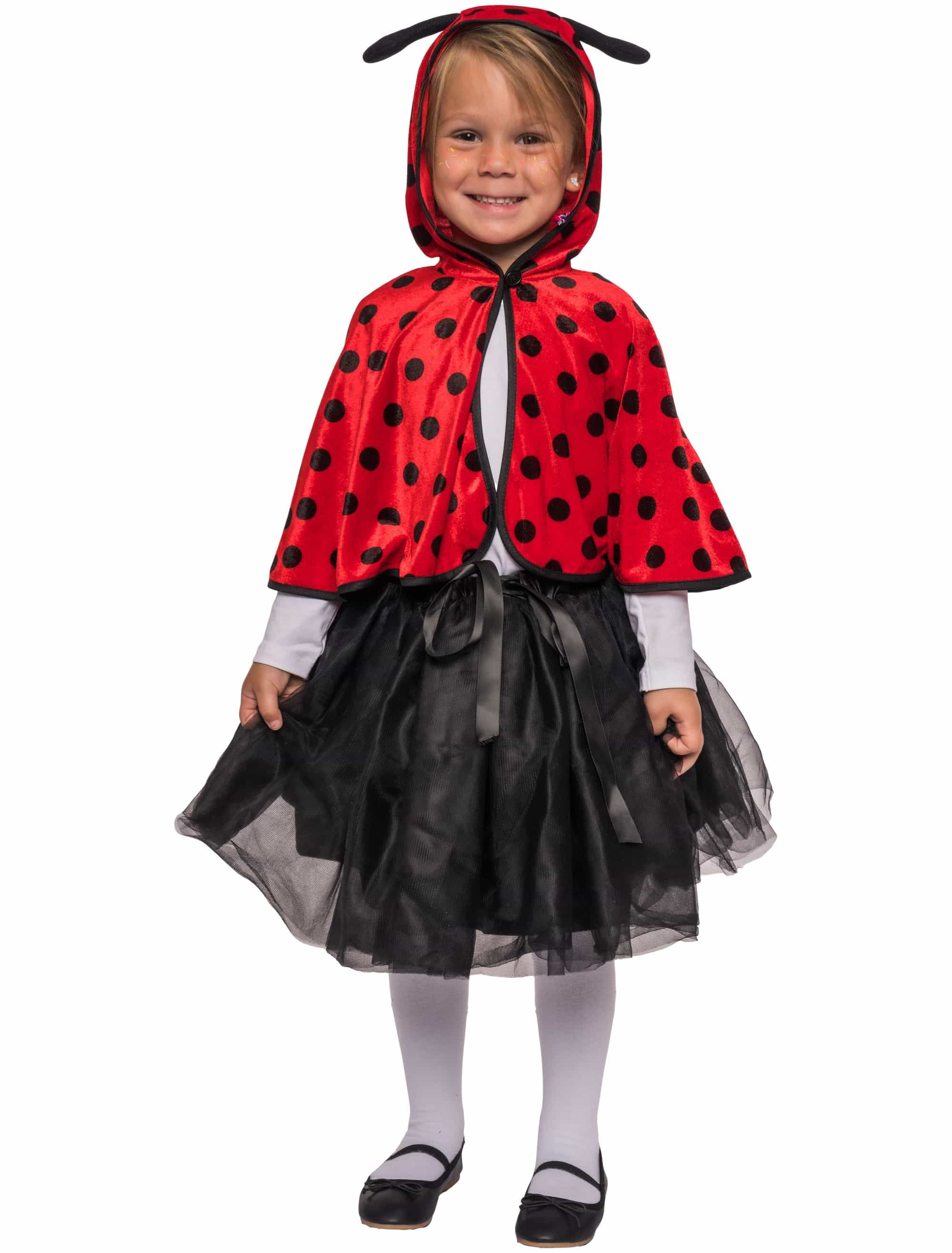 Cape Marienkäfer Kinder schwarz/rot 86-92