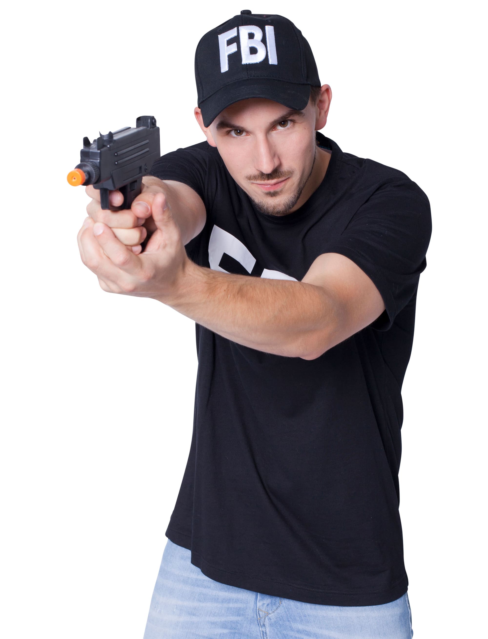T-Shirt FBI schwarz S