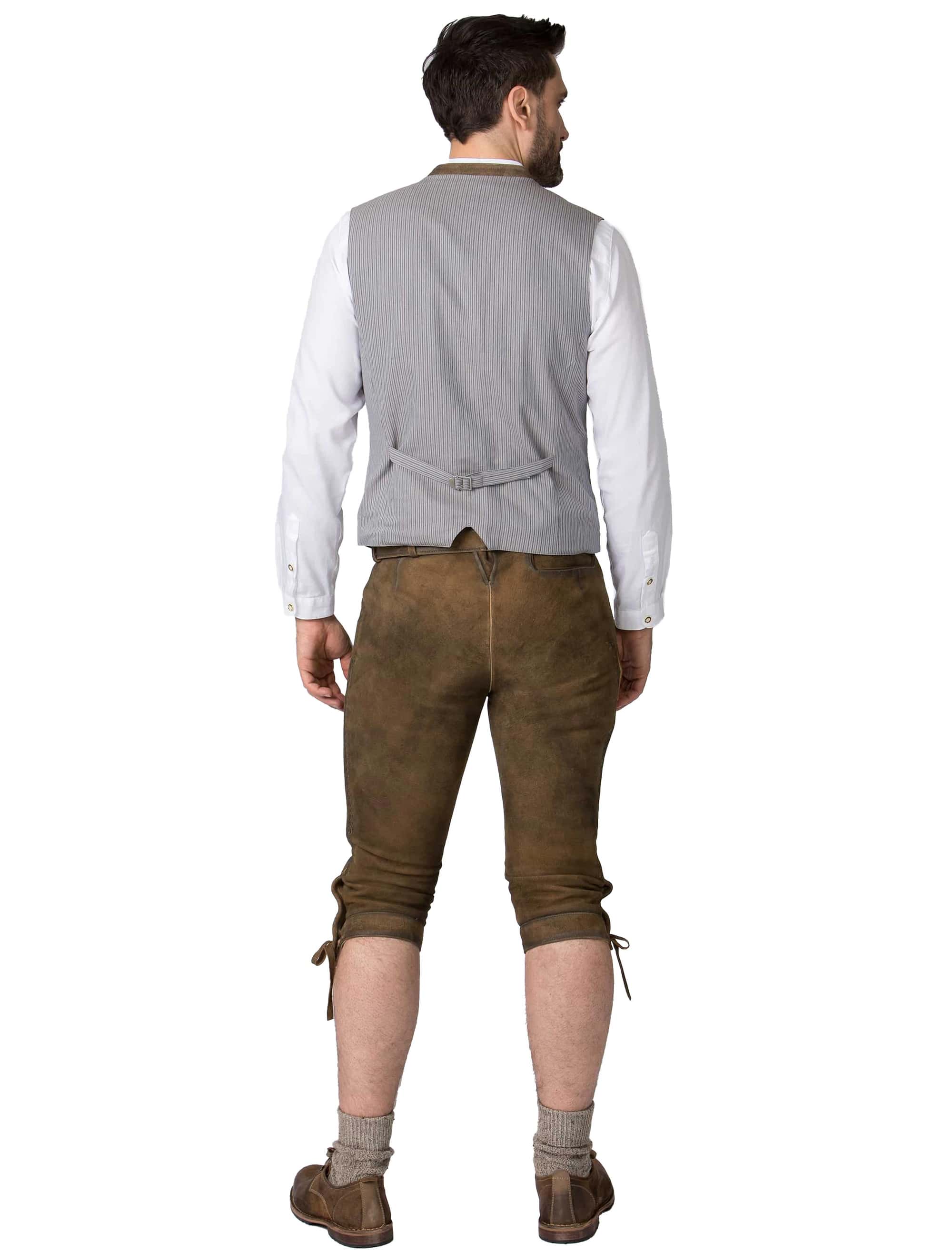Lederhose Siegbert Herren braun 44