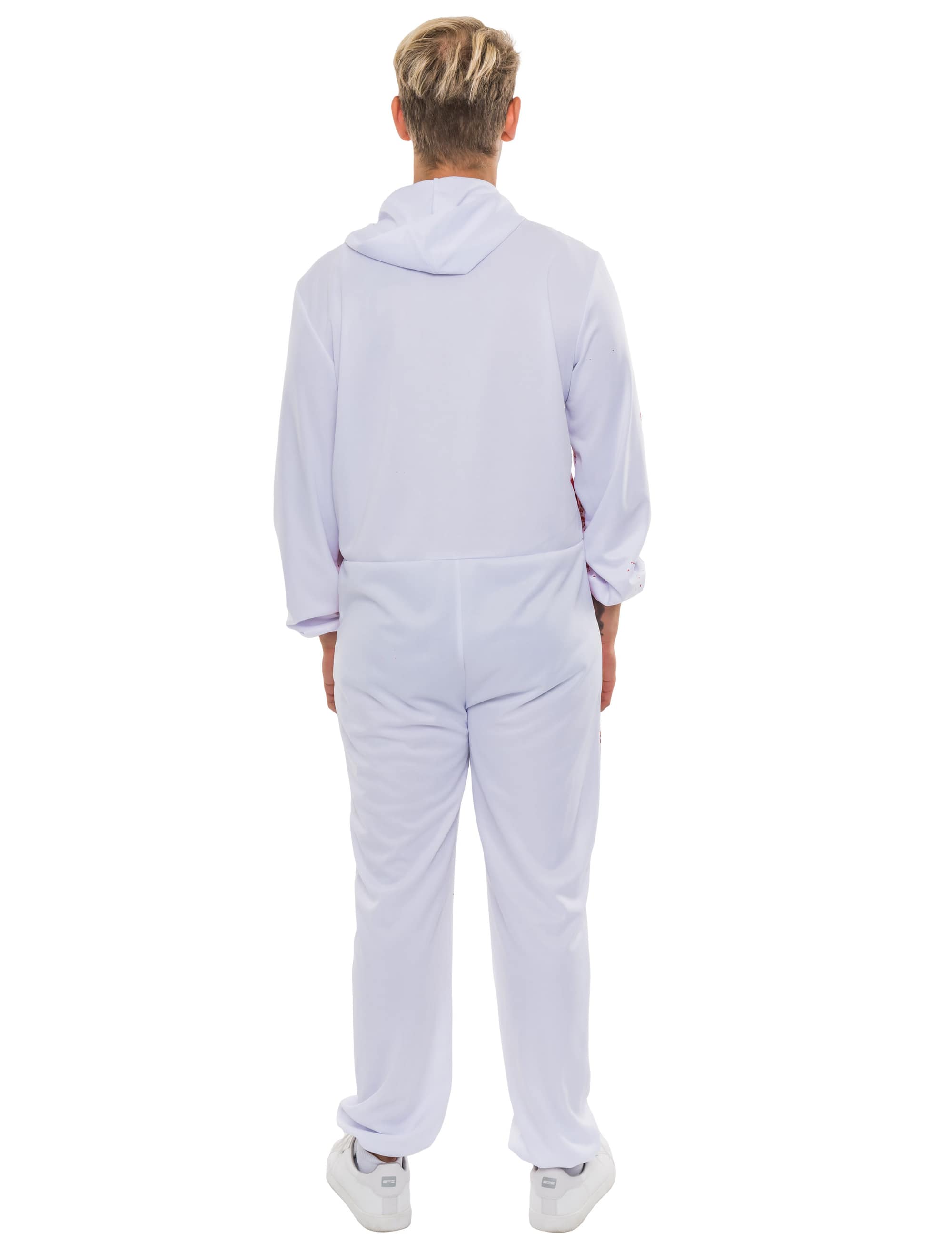 Jumpsuit Herren blutig Herren rot/weiß L-XL