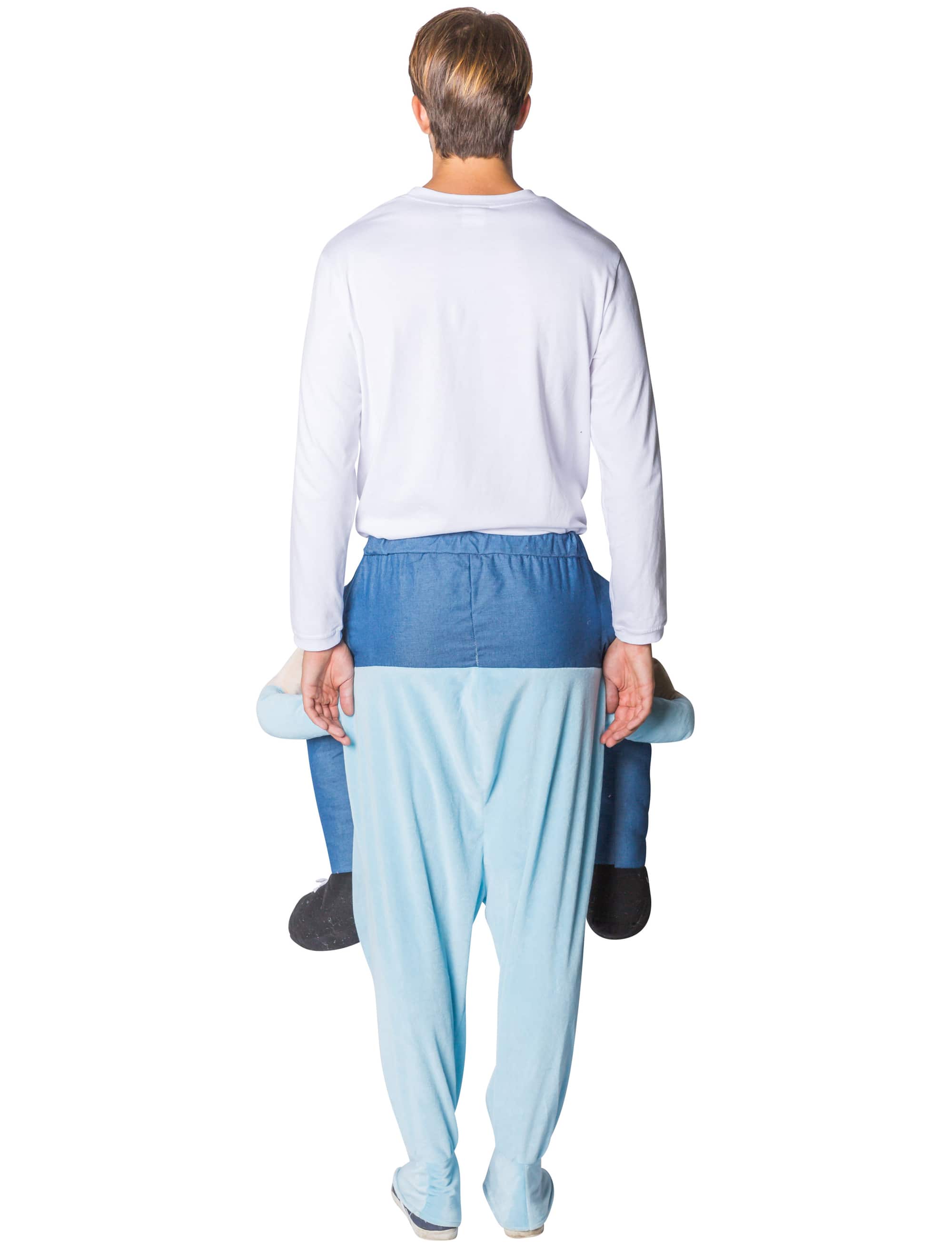Kostüm Huckepack Baby hellblau one size
