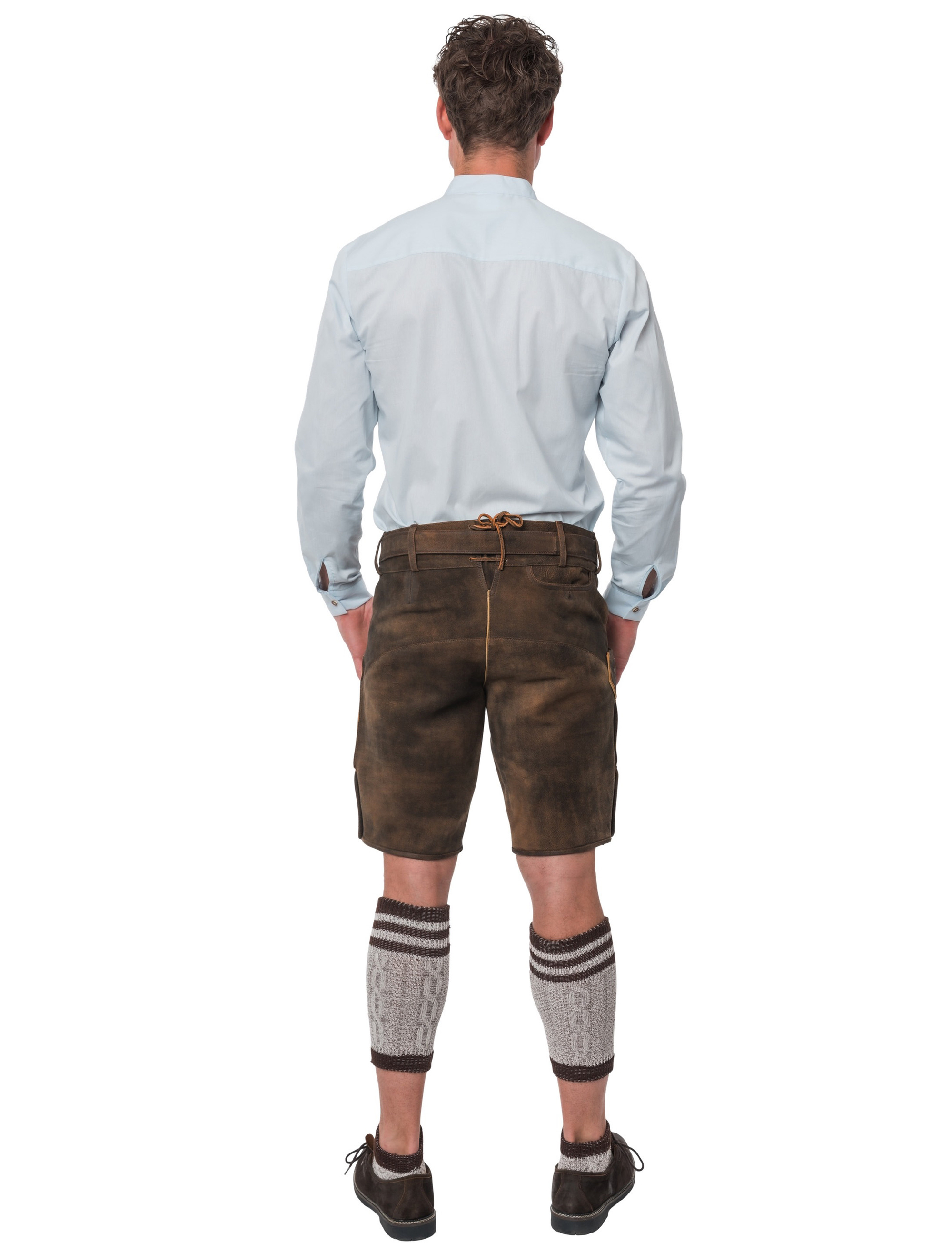 Trachtenhemd Herren hellblau M