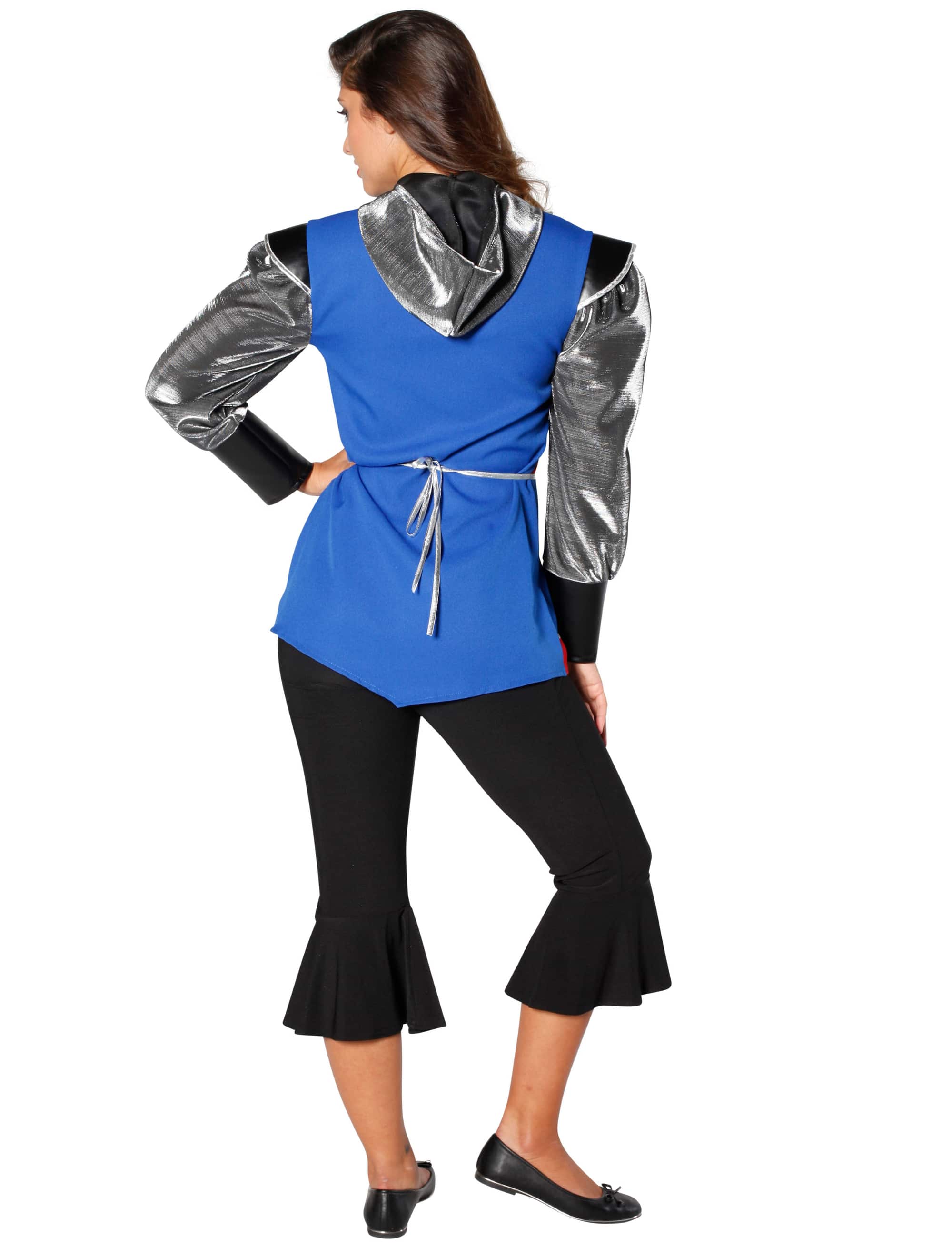 Ritter Dame 2tlg. blau rot L