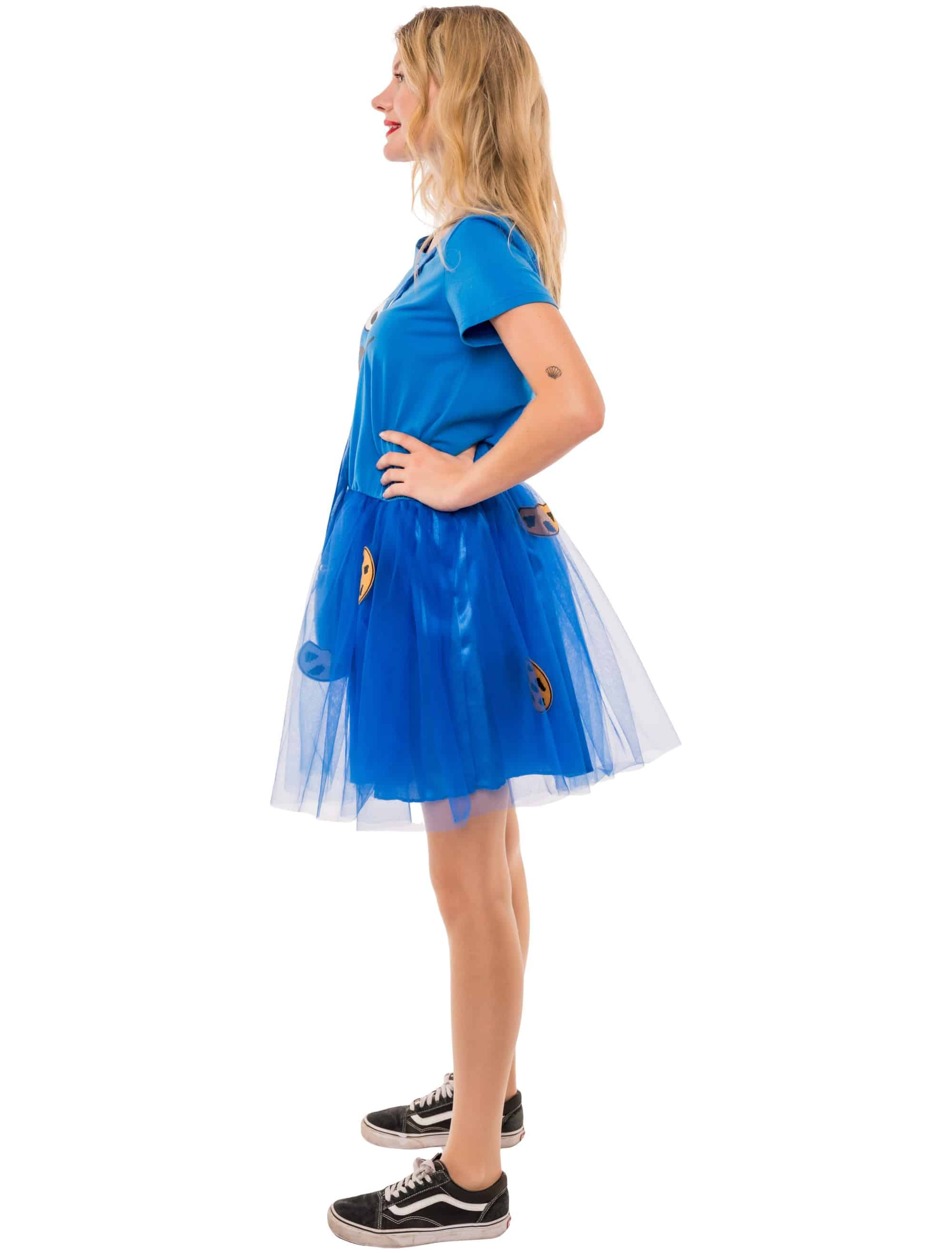 Kleid Krümelchen Damen blau 2XL/3XL