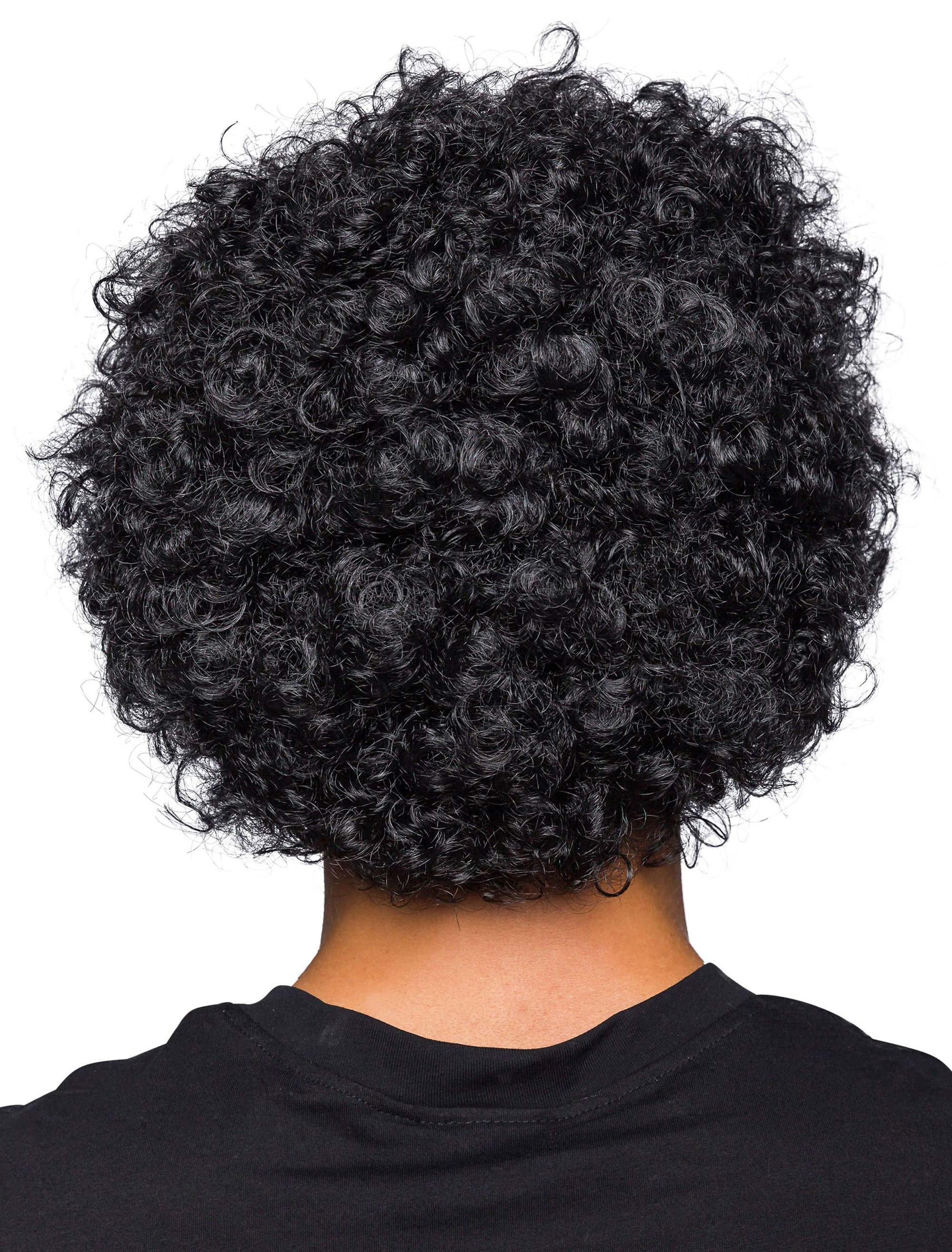 Perücke Clown Locken schwarz one size
