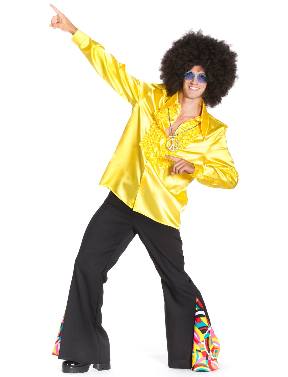 Schlaghose Hippie Herren Herren rot 56