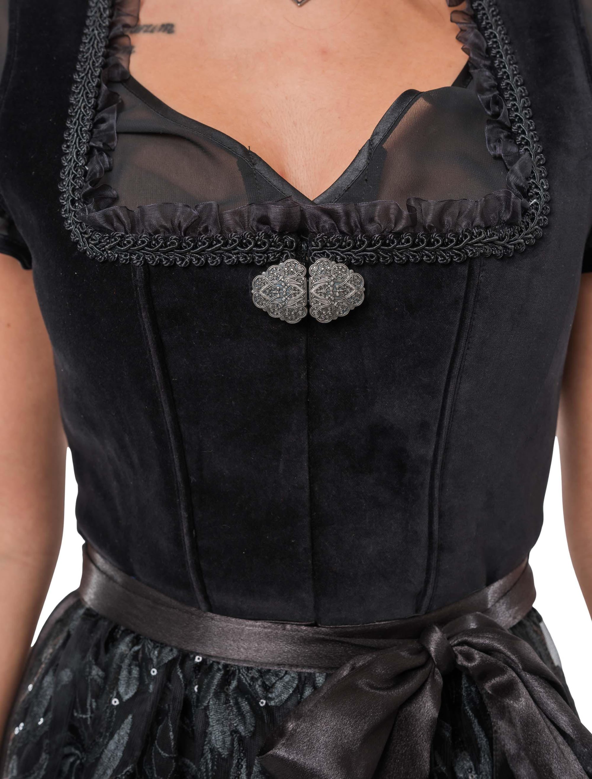 Dirndl Vicki Damen schwarz 36